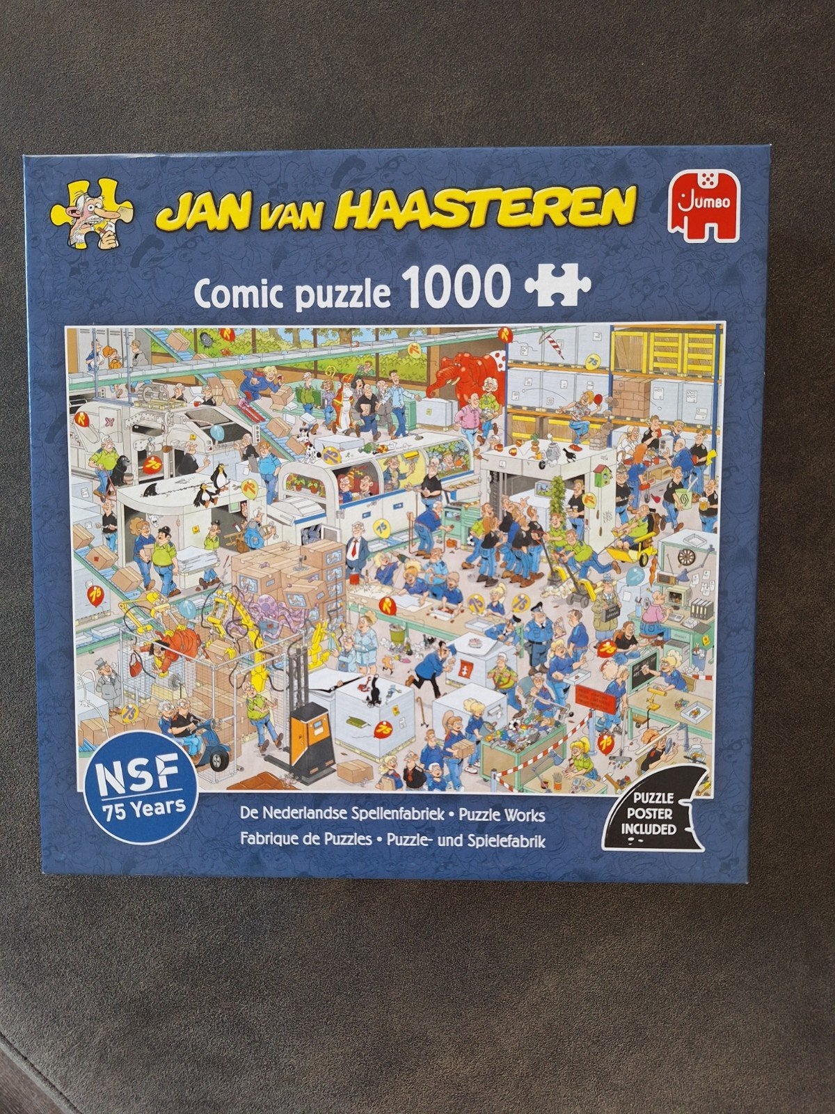 Jan van Haasteren Puzzel 
Titel: Kerstavond
Aantal stukjes:, Ophalen, 500 t/m 1500 stukjes, Nieuw, Legpuzzel