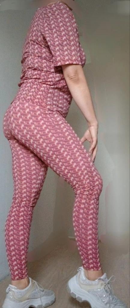 Shoeby matching set co ord pakje retro print M L comfy cute, Kleding | Dames, Maat 38/40 (M), Kostuum of Pak, Verzenden, Zo goed als nieuw