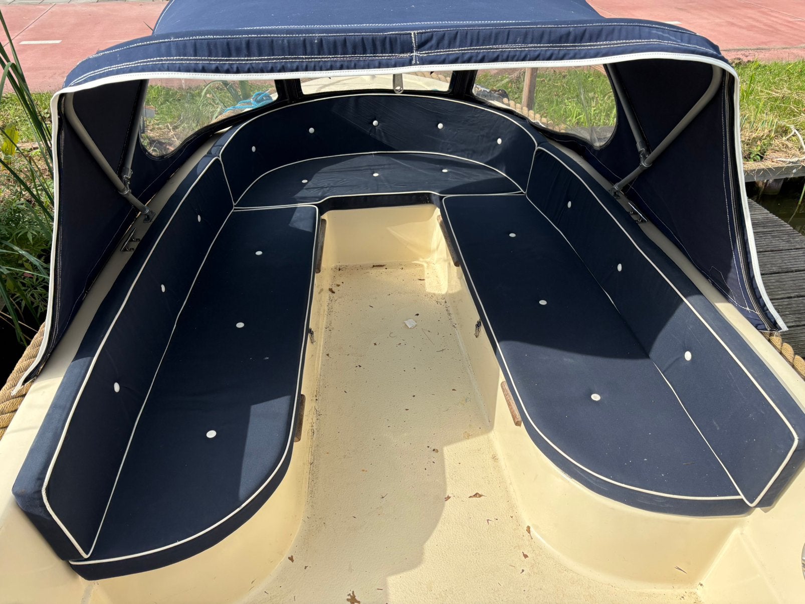 Oud Huijzer 500 bootkussenset, Watersport en Boten, Ophalen of Verzenden, Gebruikt, Interieur en Kussens