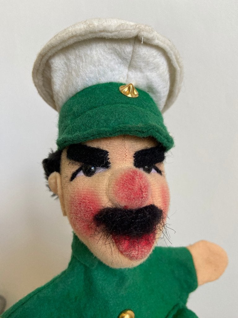Vintage handpop politie Kersa, Ophalen of Verzenden, Zo goed als nieuw, Pop
