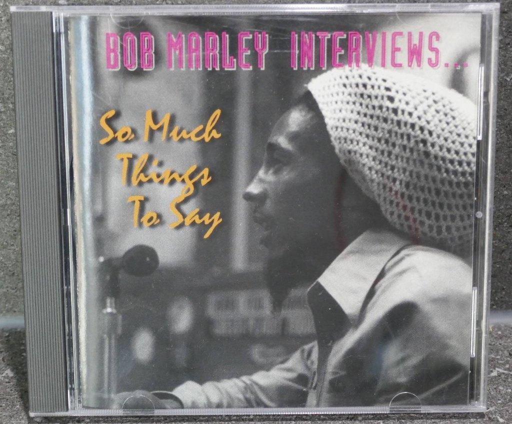 CD Bob Marley - So Much Things To Say (Interview), Ophalen of Verzenden, Gebruikt