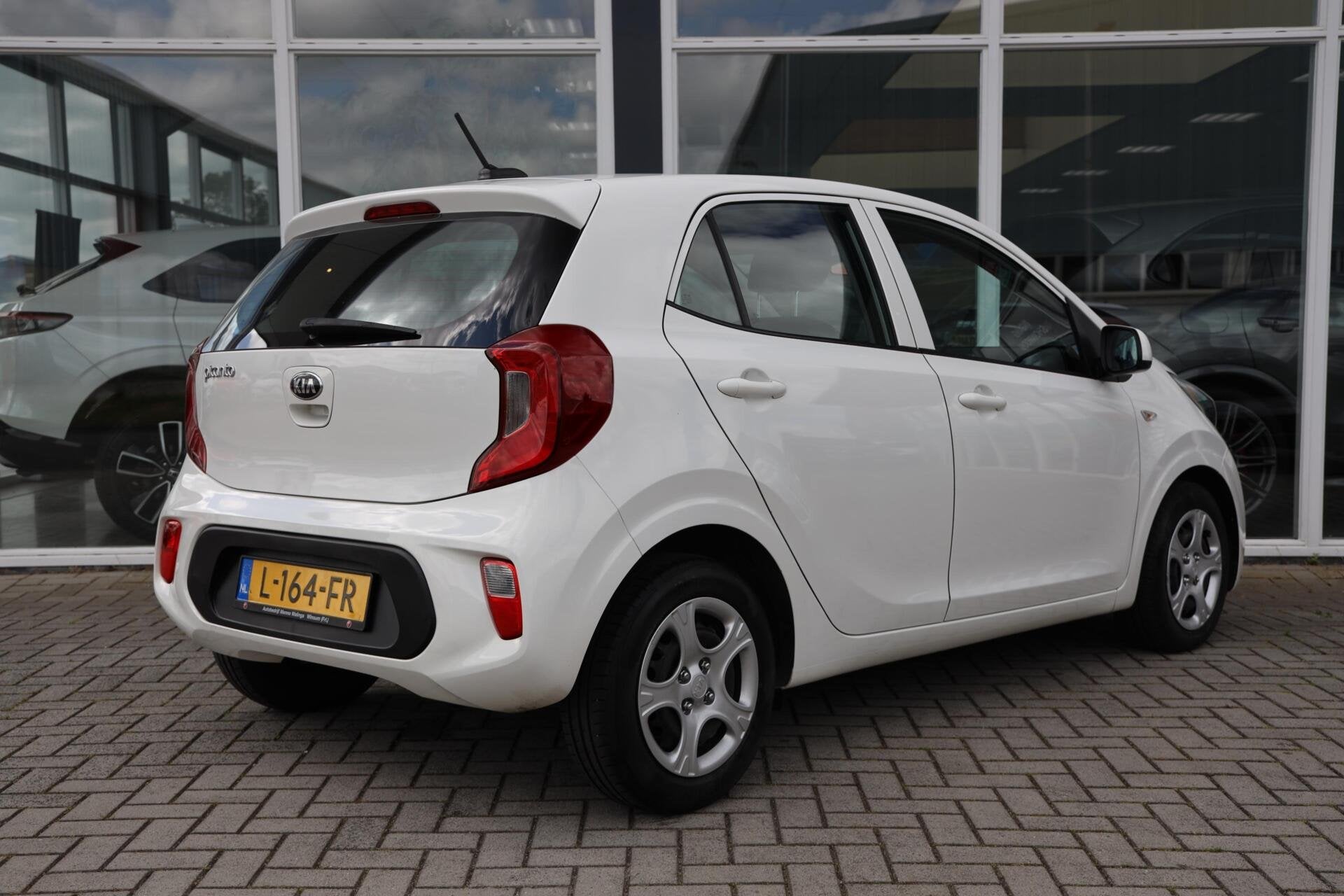 Kia Picanto 1.0 DPi ComfortLine 5p|Airco|Elek. Ramen|NAP!|, Voorwielaandrijving, Gebruikt, Wit, Origineel Nederlands