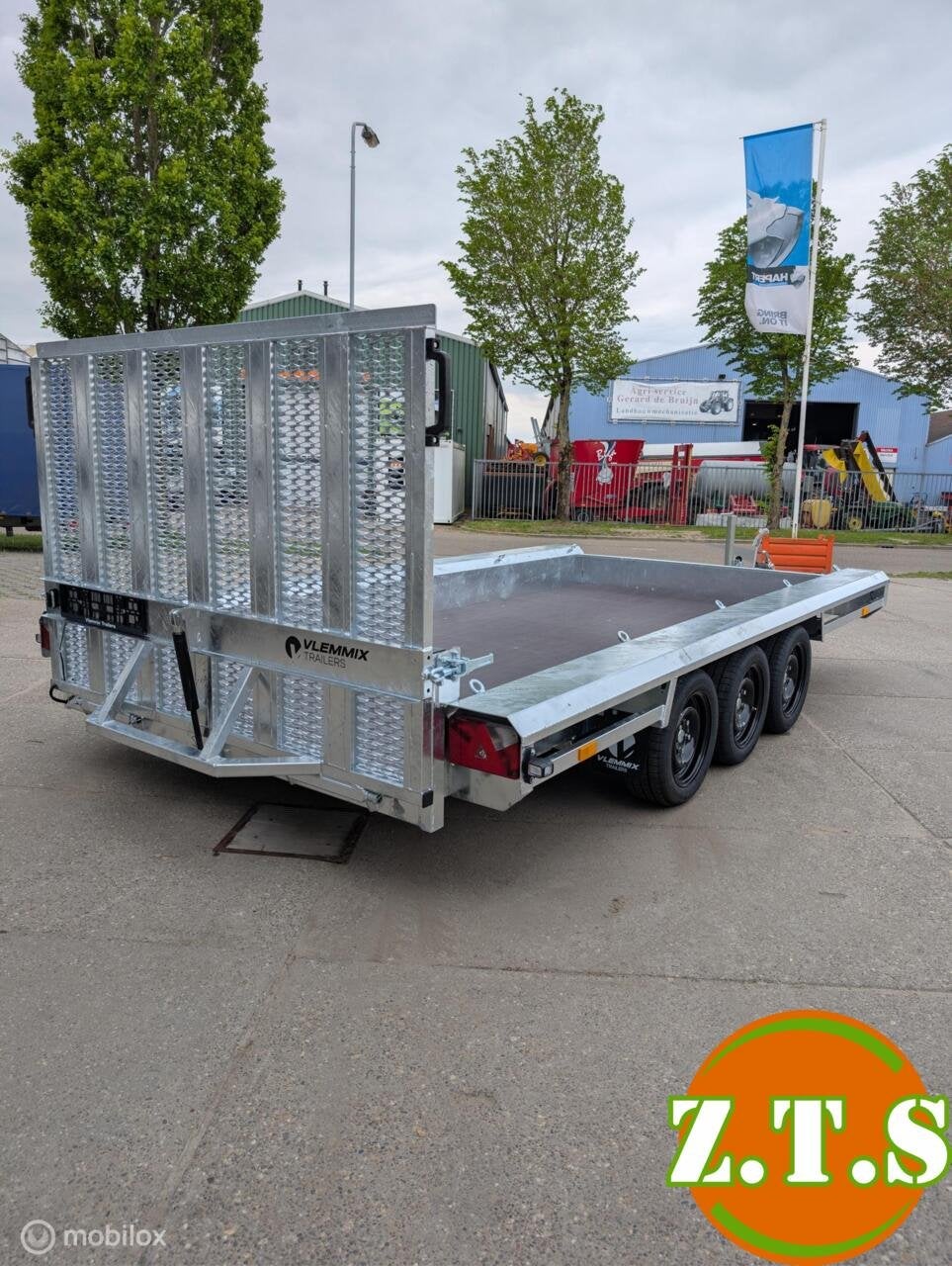 Vlemmix Machinetransporter 3x 1800 kg as, Nieuw