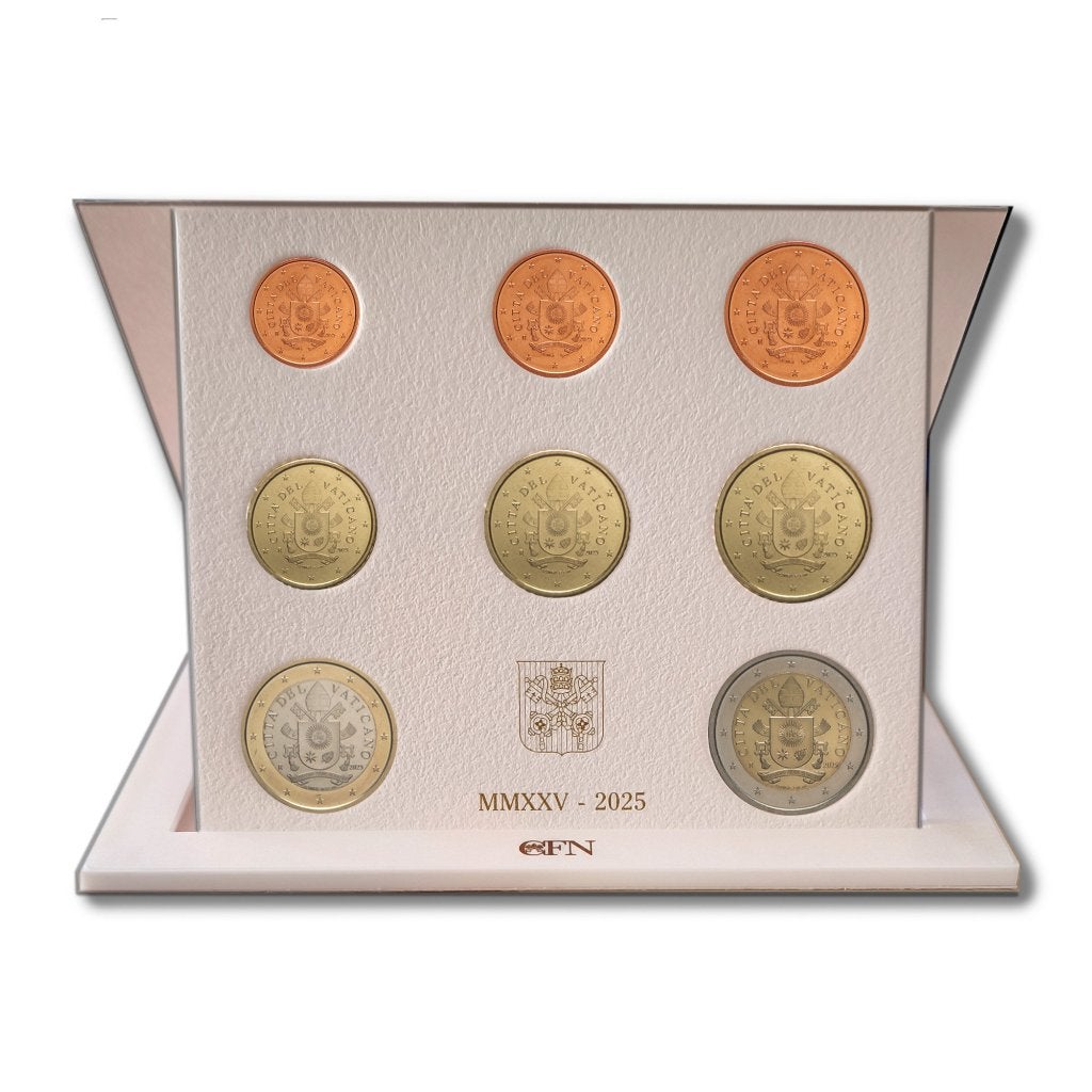 Muntset vaticaan 2025 1ct t/m 2 euro, Verzenden, Vaticaanstad, Overige waardes, Setje