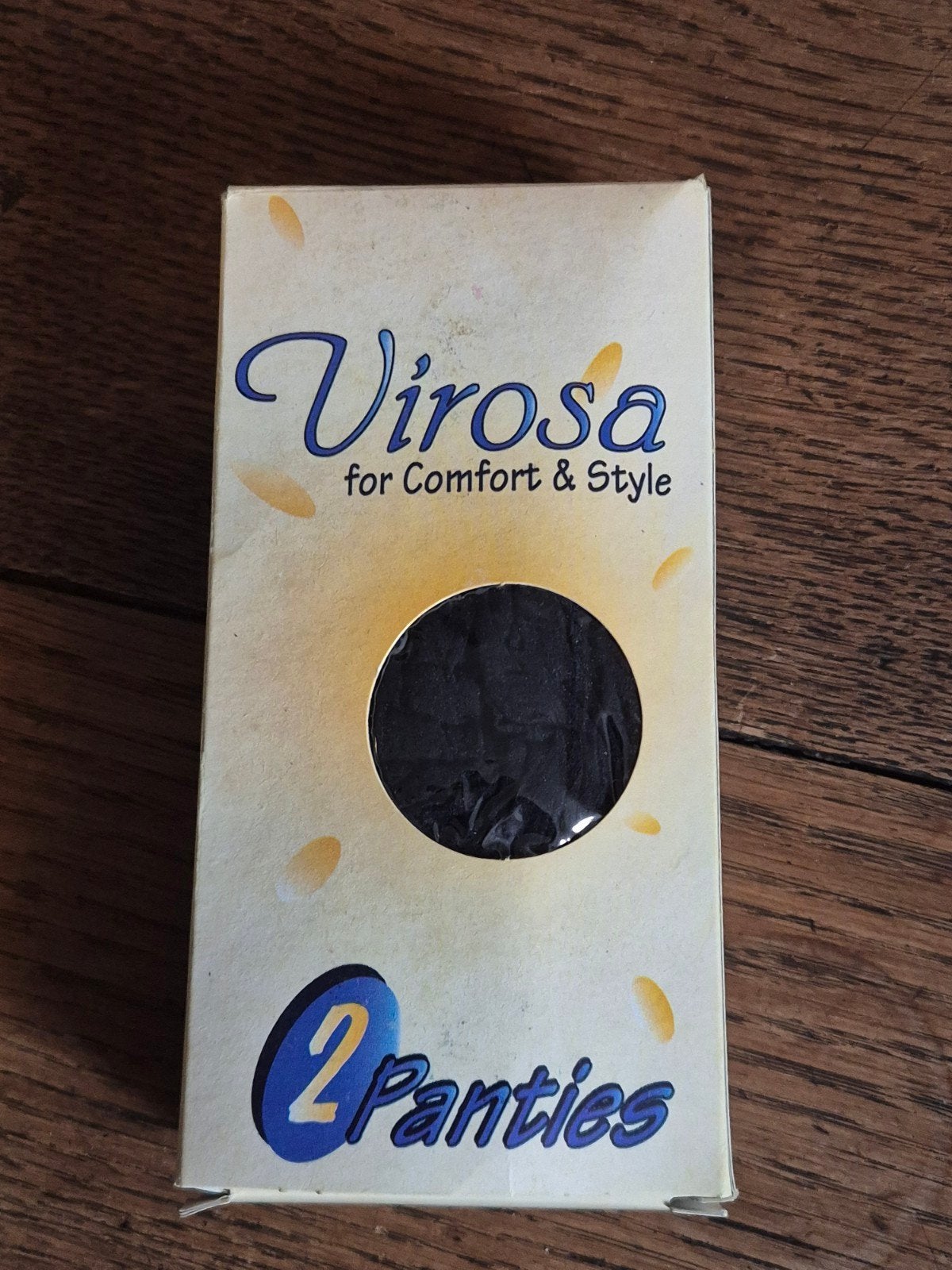 Virosa Panty 20 Denier - Zwart (2 stuks), Zwart, Nieuw, Overige maten, Ophalen of Verzenden