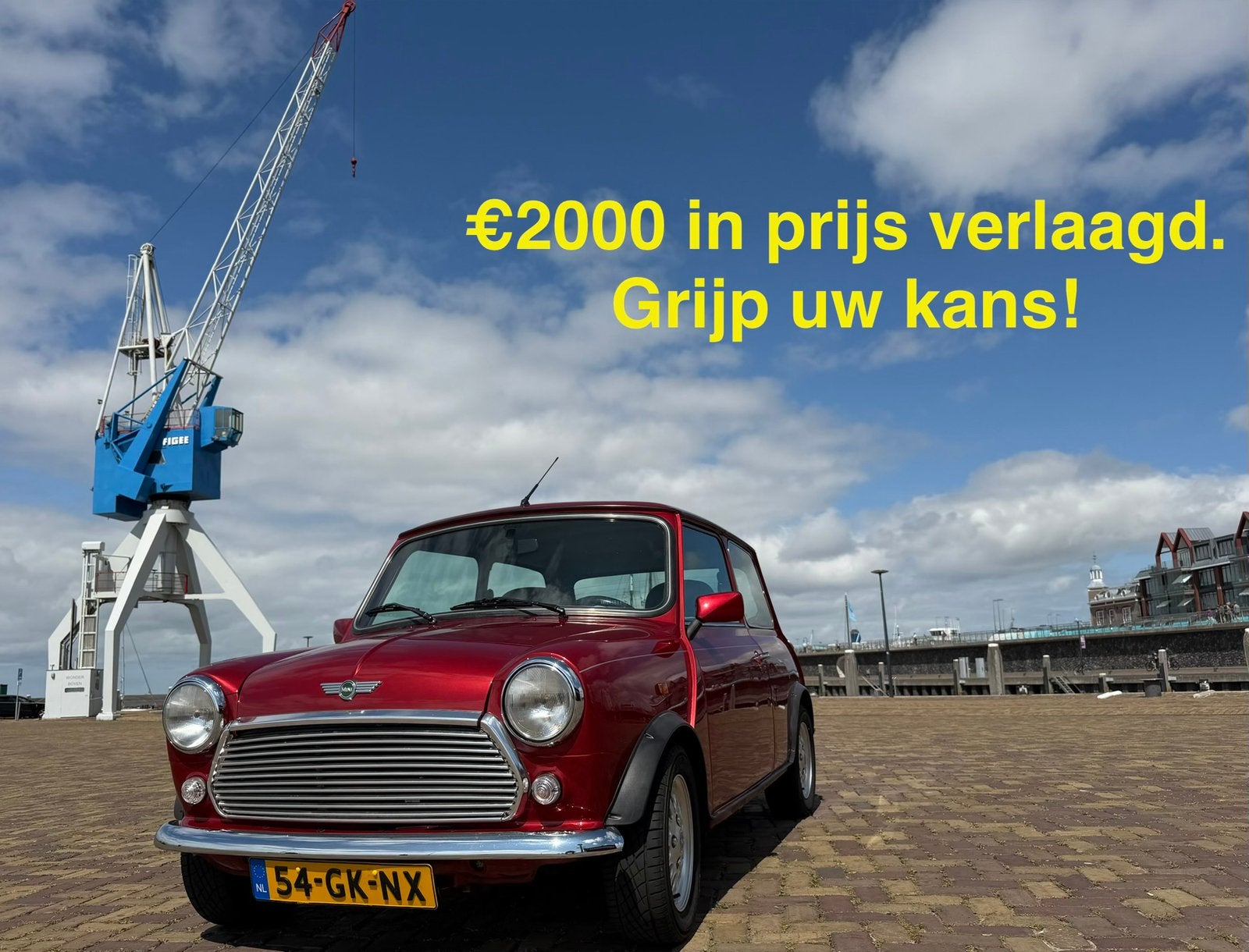 Unieke klassieke Mini 2001 1.3 mpi met slechts 88 dkm NAP, Auto's, Voorwielaandrijving, 15 km/l, 4 cilinders, 4 stoelen