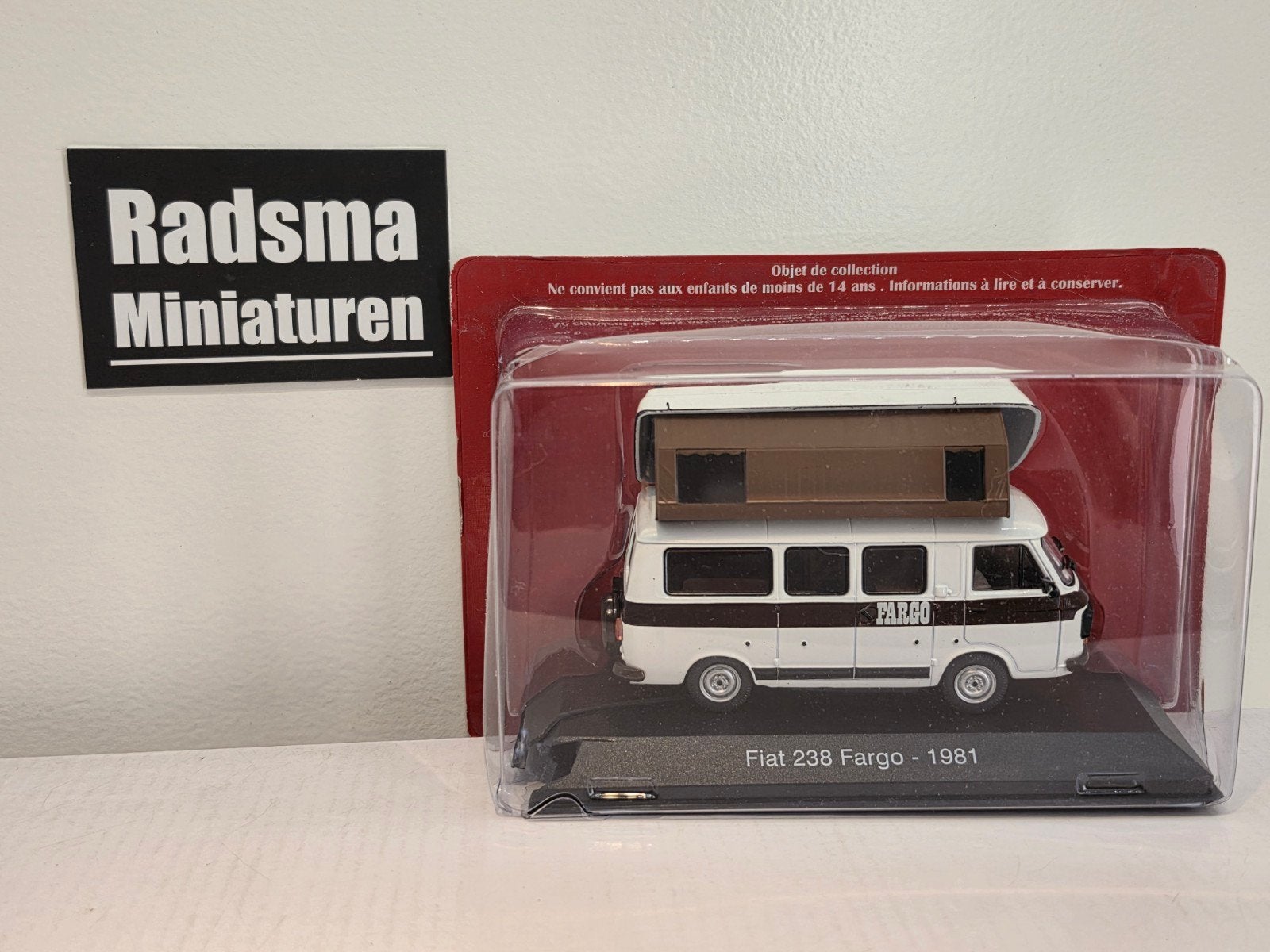 Fiat 238 Fargo 1981 Camper - 1:43 Ixo/Altaya, Overige merken, Auto, Nieuw, Ophalen of Verzenden