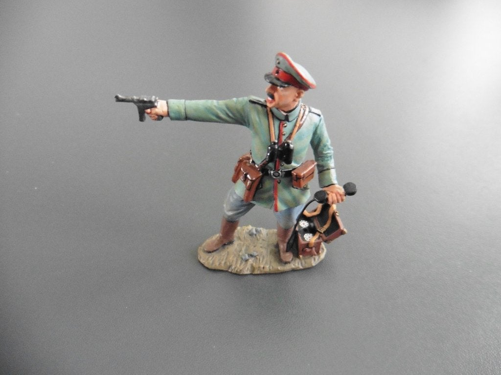 King & Country FW210, German Officer with Field Telephone., Verzamelen, Ophalen of Verzenden, Landmacht, Overige gebieden, Miniatuur of Beeldje