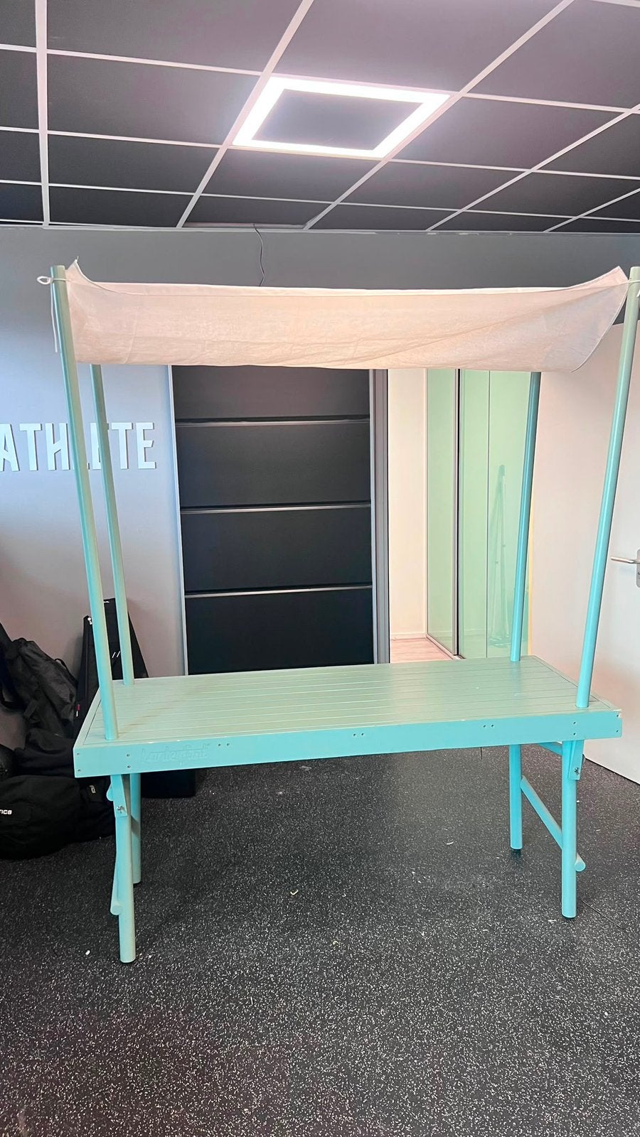 Marktkraam tafel met doek, Ophalen, 200 cm of meer, 50 tot 100 cm, Zo goed als nieuw