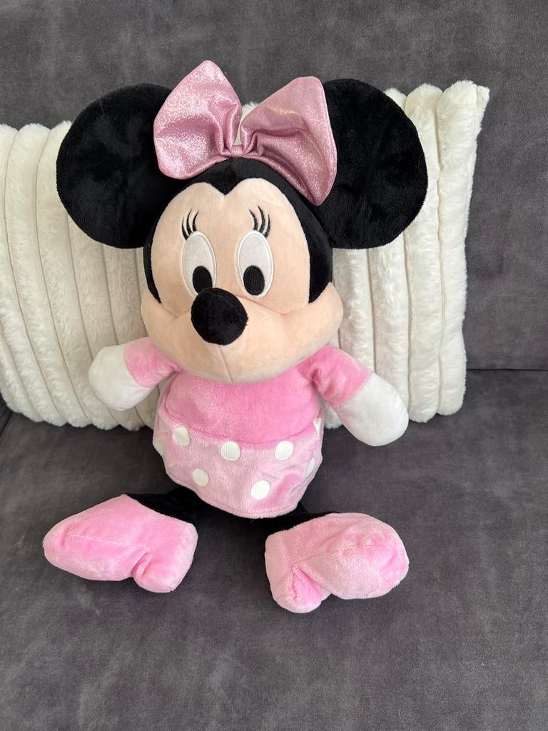 Minnie mouse zachte knuffel, Verzamelen, Disney, Ophalen of Verzenden, Mickey Mouse, Zo goed als nieuw, Knuffel