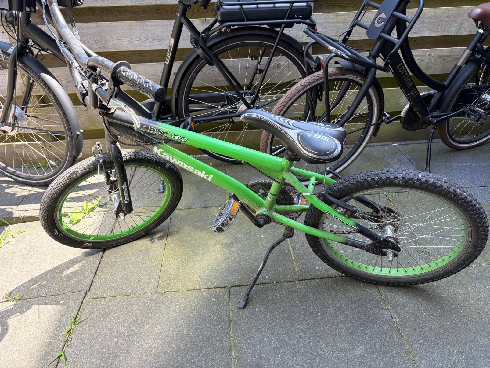 Kinderfiets Kawasaki bx180, 24inch, Fietsen en Brommers, Ophalen, Gebruikt, Terugtraprem, 20 inch of meer