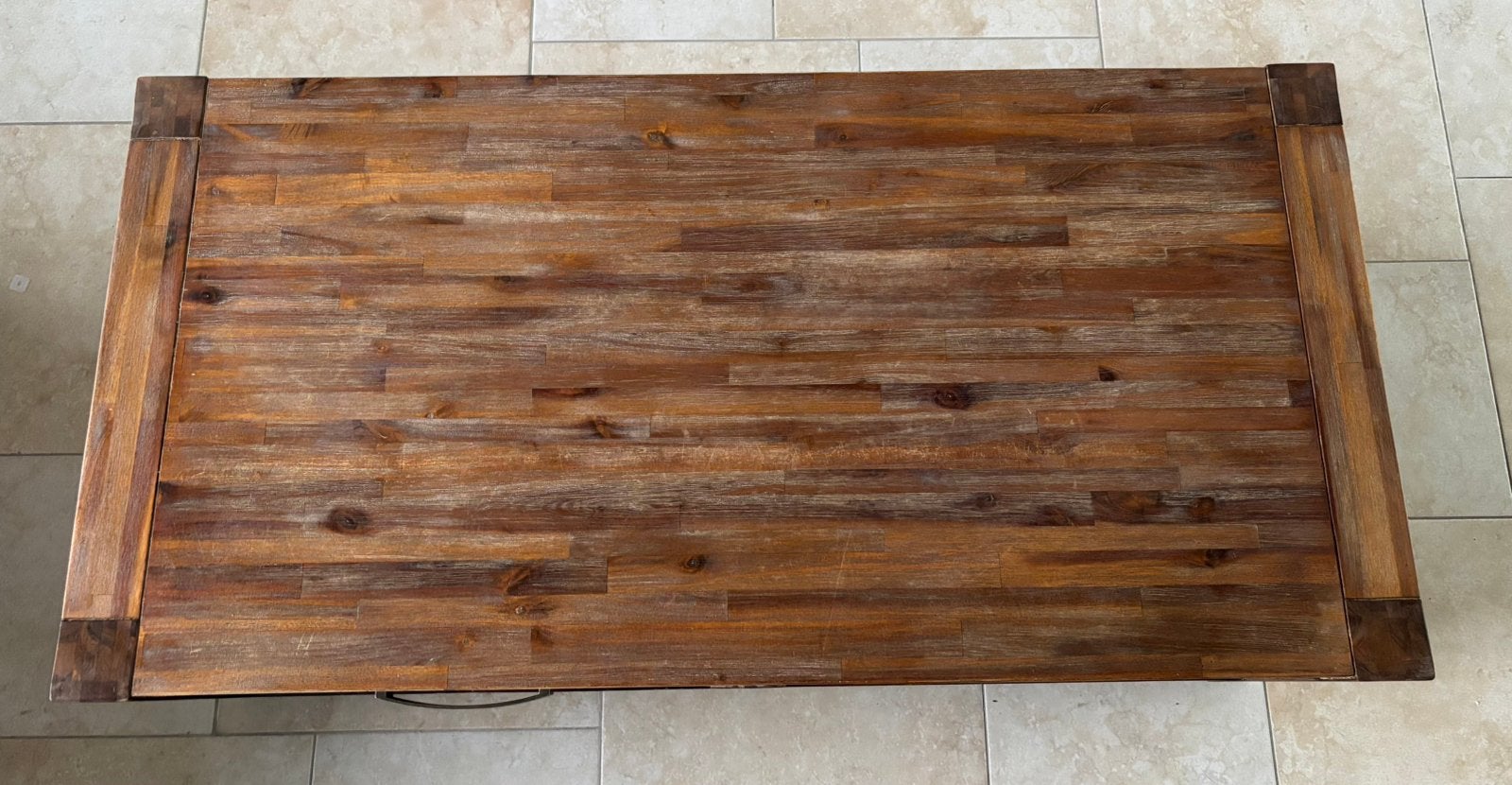 Salontafel bruin walnoot, Huis en Inrichting, Ophalen, Gebruikt, 100 tot 150 cm, 50 tot 100 cm