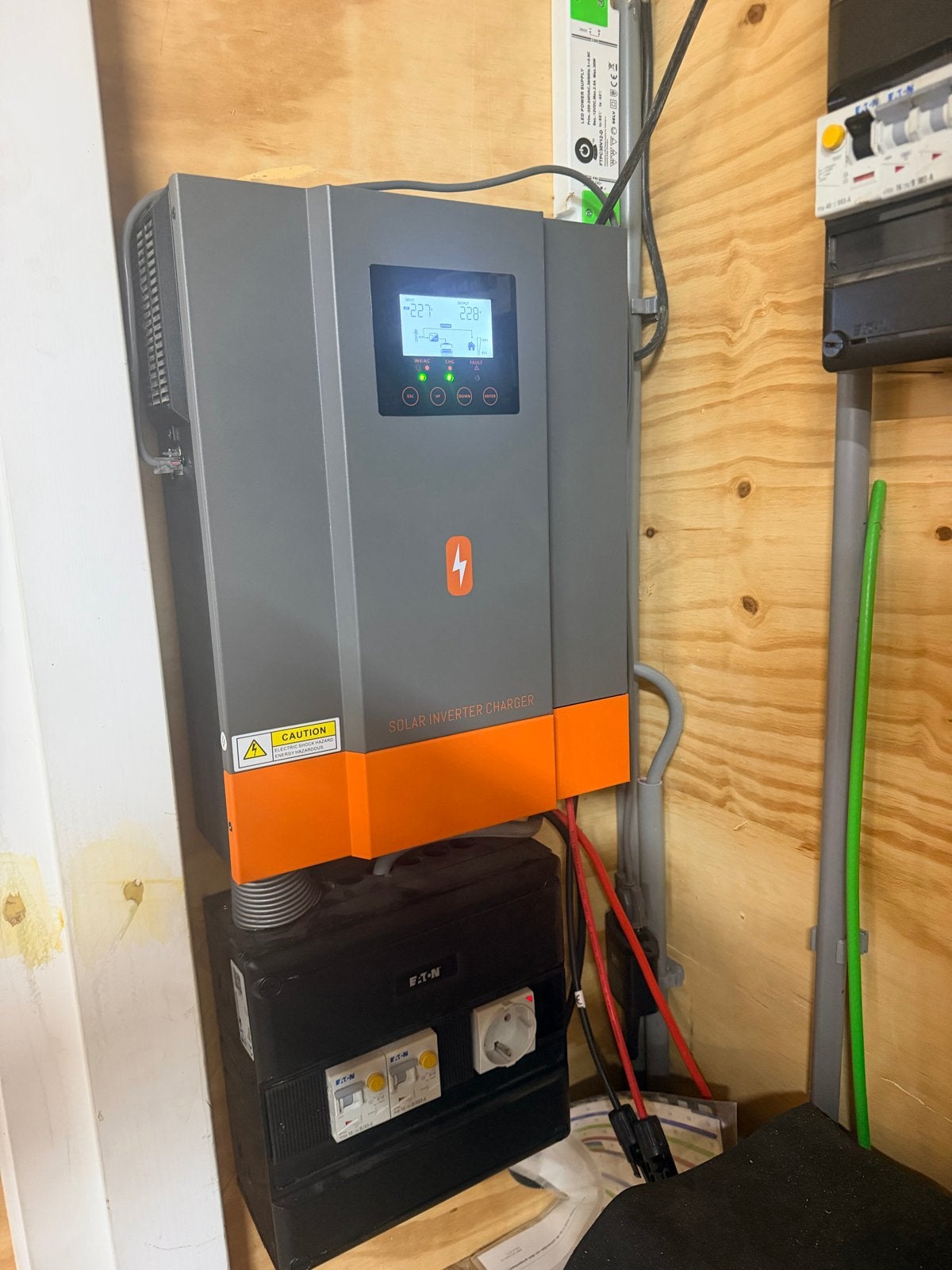 Omvormer camper off-grid! ☀️🏕️, Ophalen, Gebruikt, Compleet systeem, 200 wattpiek of meer