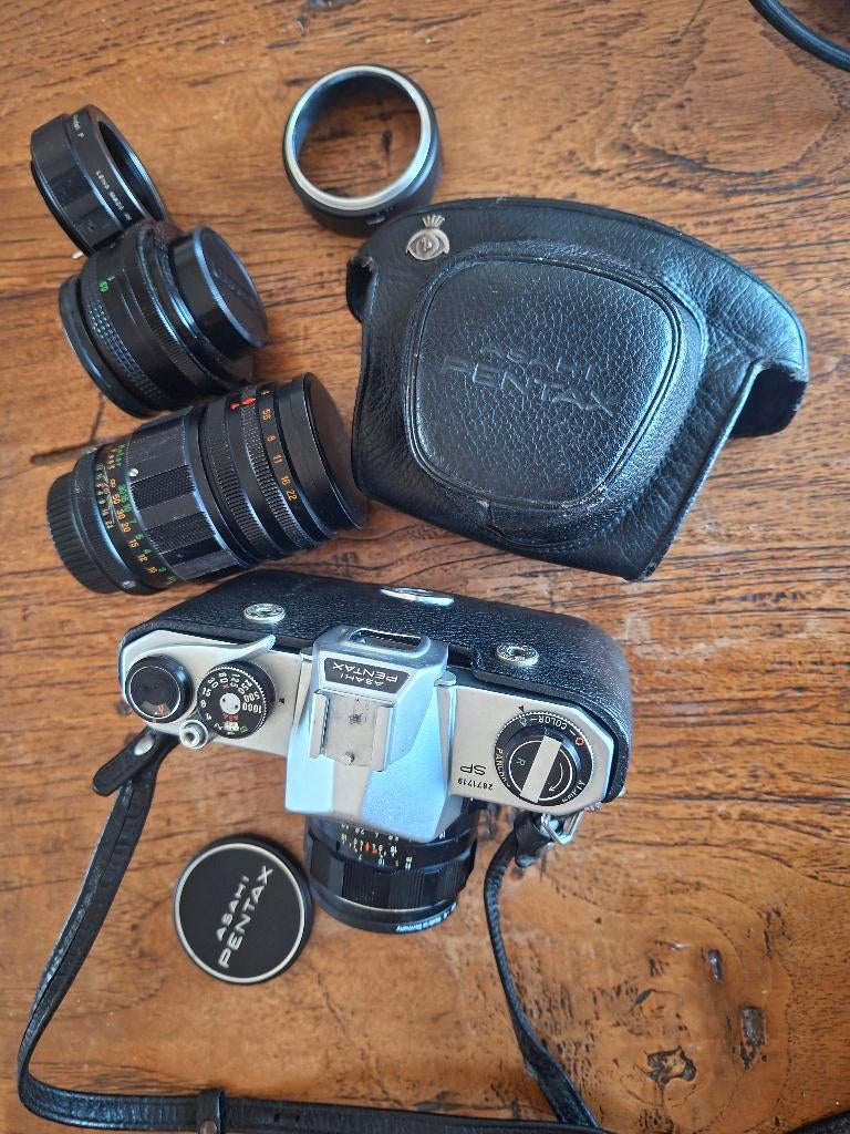 Pentax analoge camera, Audio, Tv en Foto, Fotocamera's Analoog, Ophalen of Verzenden, Gebruikt, Spiegelreflex, Pentax
