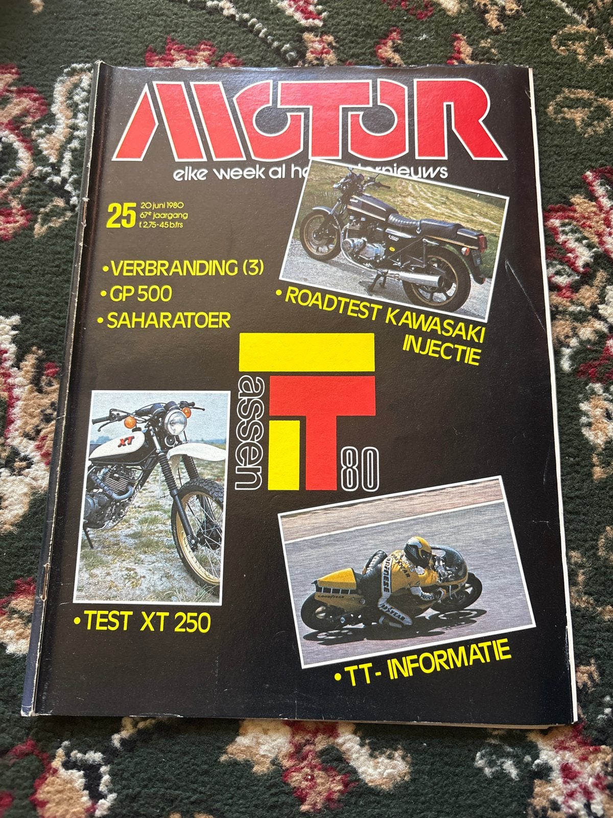 Motor Magazine 20 juni 1980 - Kawasaki, Honda, Yamaha, Ophalen of Verzenden, Gelezen, Algemeen