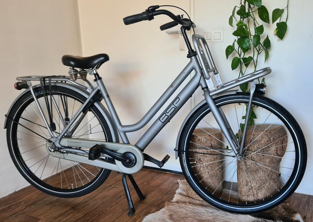 Matgrijze BSP Transportfiets || Damesfiets || Nexus 3-speed!, Fietsen en Brommers, Fietsen | Dames | Damesfietsen, Zo goed als nieuw