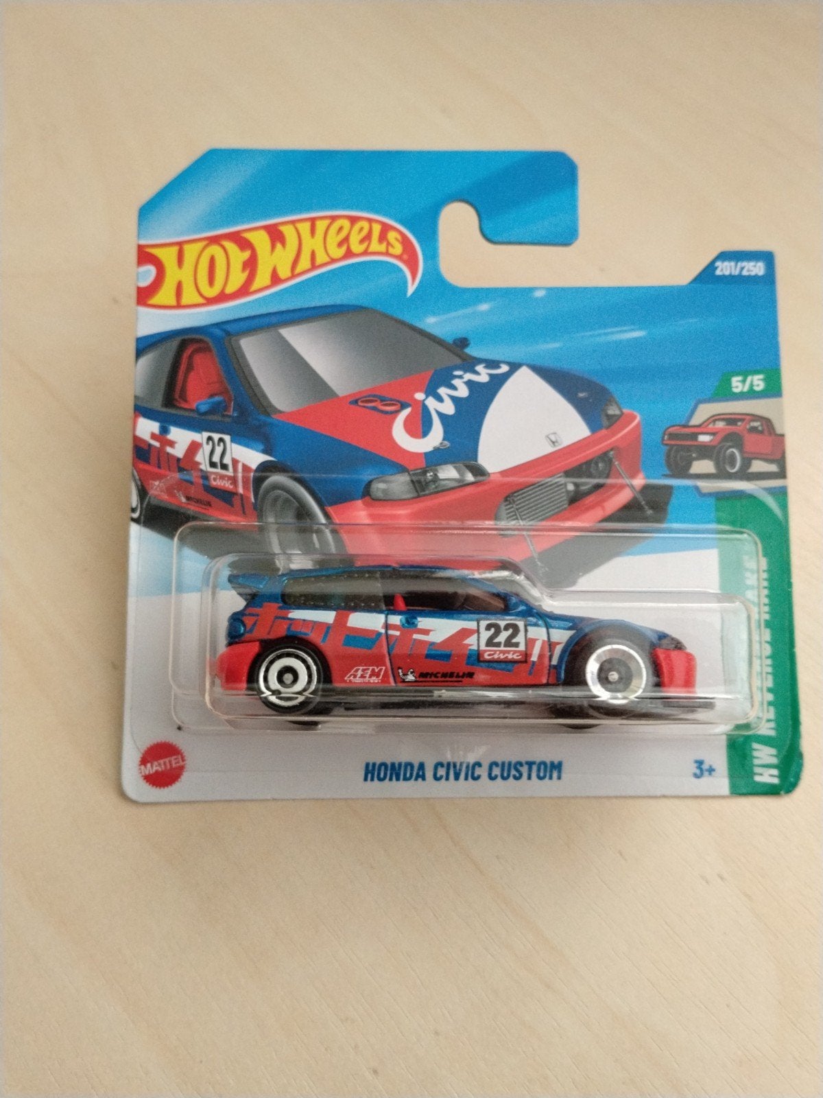 Hotwheels honda Civic custom hot wheels, Ophalen of Verzenden, Nieuw, Auto