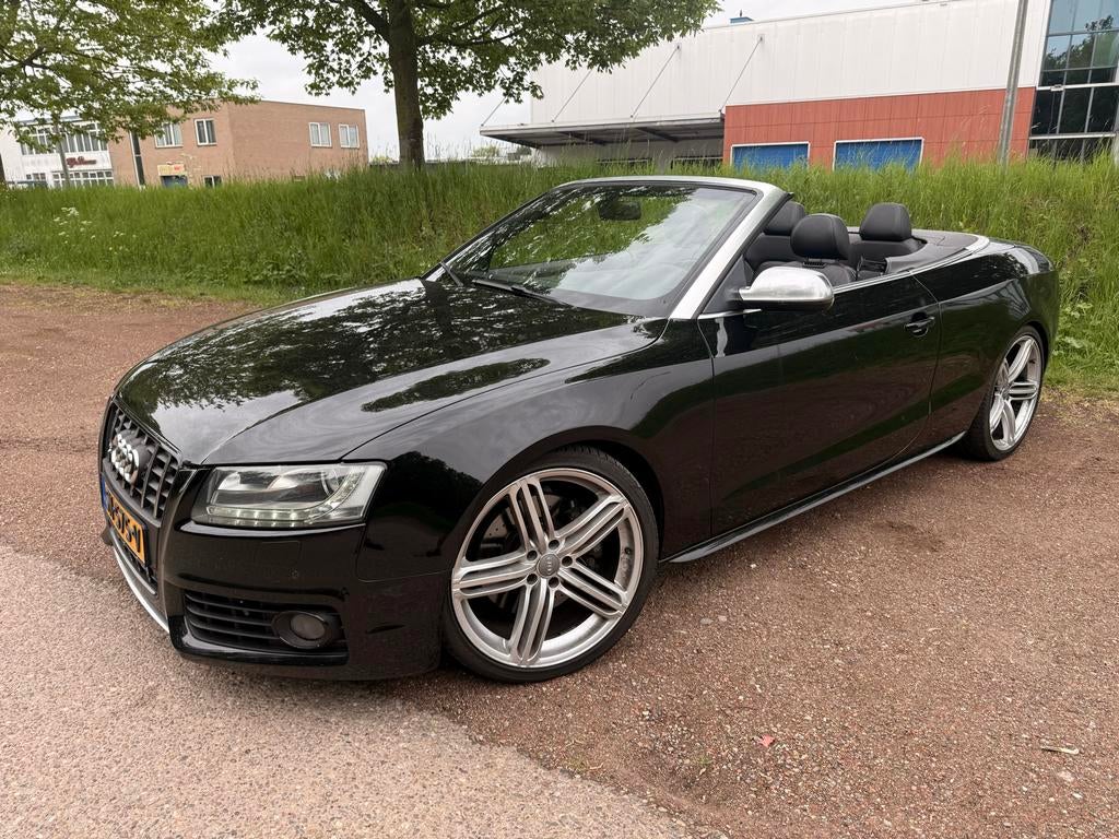 Audi S5 3.0 Tfsi 245KW Cabrio Quat. S-tr 2010 Zwart, Auto's, Automaat, Zwart, 2995 cc, Cabriolet