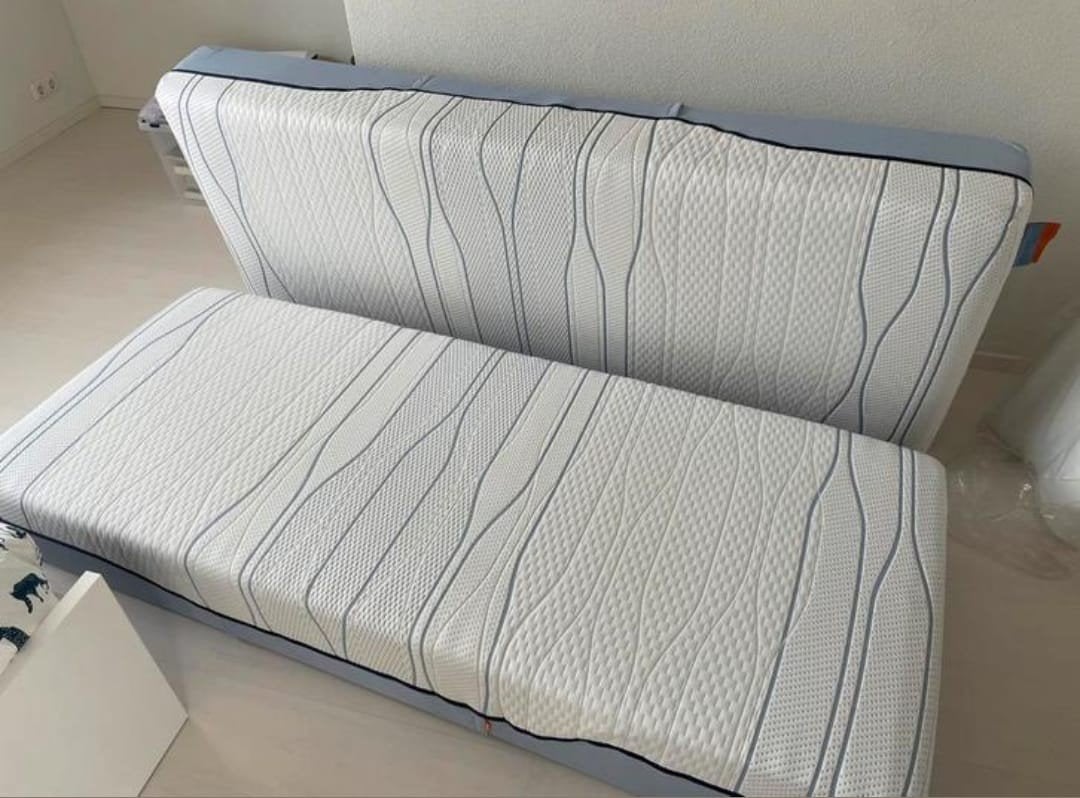 Als nieuw 2x MLine Slowmotion Hybrid 7 180x200cm 1 jaar oud, Ophalen, Tweepersoons, Zo goed als nieuw, Matras