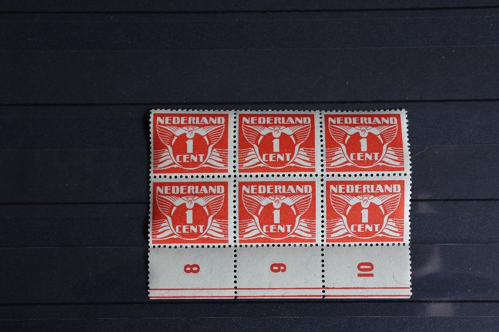 Nederland NVPH 170 postfris blok van 6 zegels, Postzegels en Munten, Postzegels | Nederland, Ophalen of Verzenden, T/m 1940, Postfris