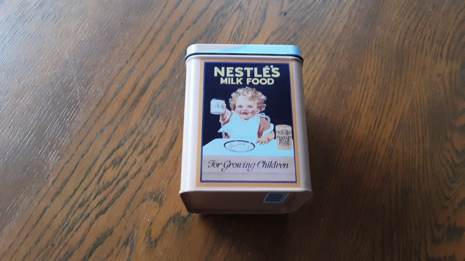 Nestlé blik - Vintage look bewaarblik, Verzamelen, Ophalen of Verzenden