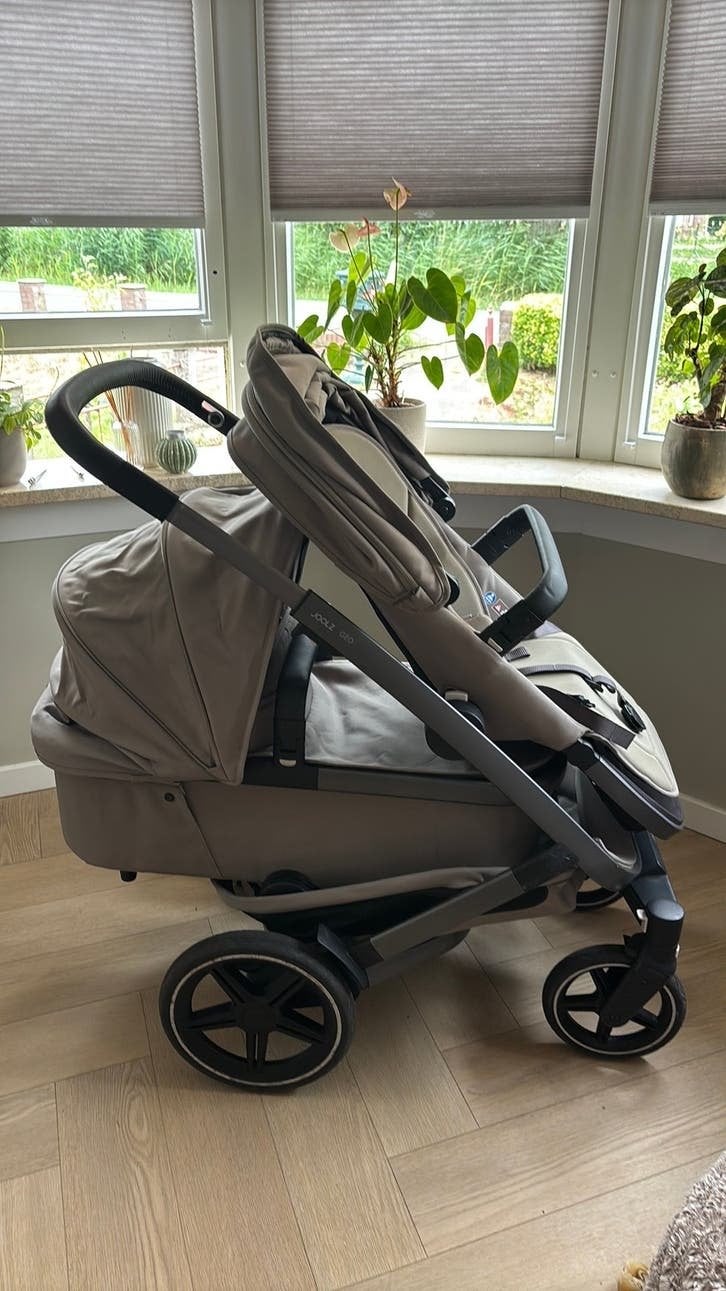 Joolz Geo3 Sage Green voor 2 kindjes met accessoires, Ophalen, Zo goed als nieuw, Overige merken