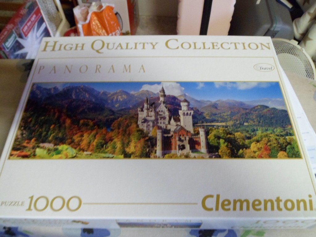 Legpuzzel met kasteel - panorama puzzel 1000 stukjes, Ophalen of Verzenden, 500 t/m 1500 stukjes, Nieuw, Legpuzzel