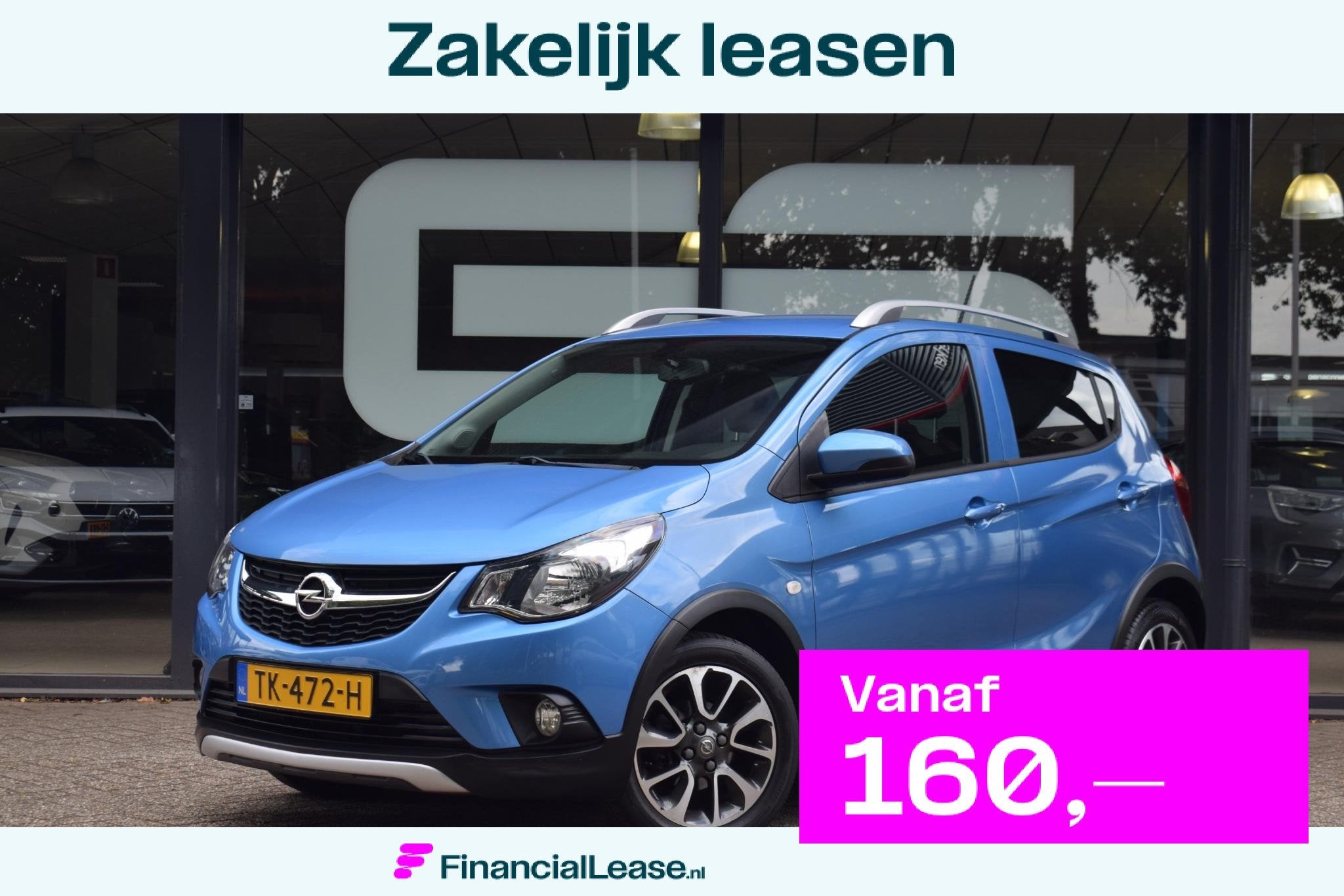 Opel KARL 1.0 Rocks Online Edition Automaat |CRUISE|NAVI|, 839 kg, Stof, Gebruikt, Blauw