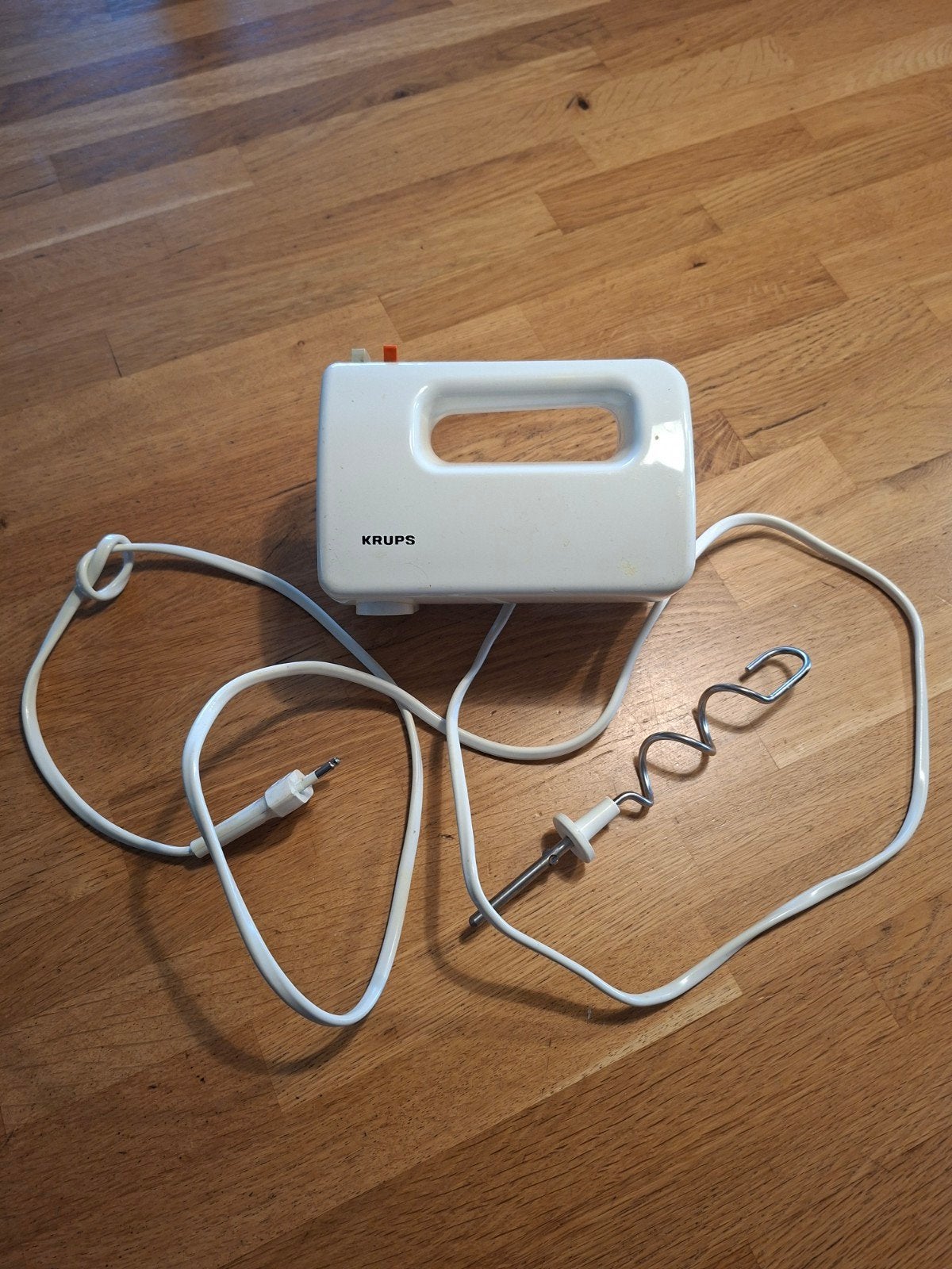 Krups handmixer - Vintage keukenapparaat, Ophalen of Verzenden, Gebruikt, Vaatwasserbestendig, 3 snelheden of meer