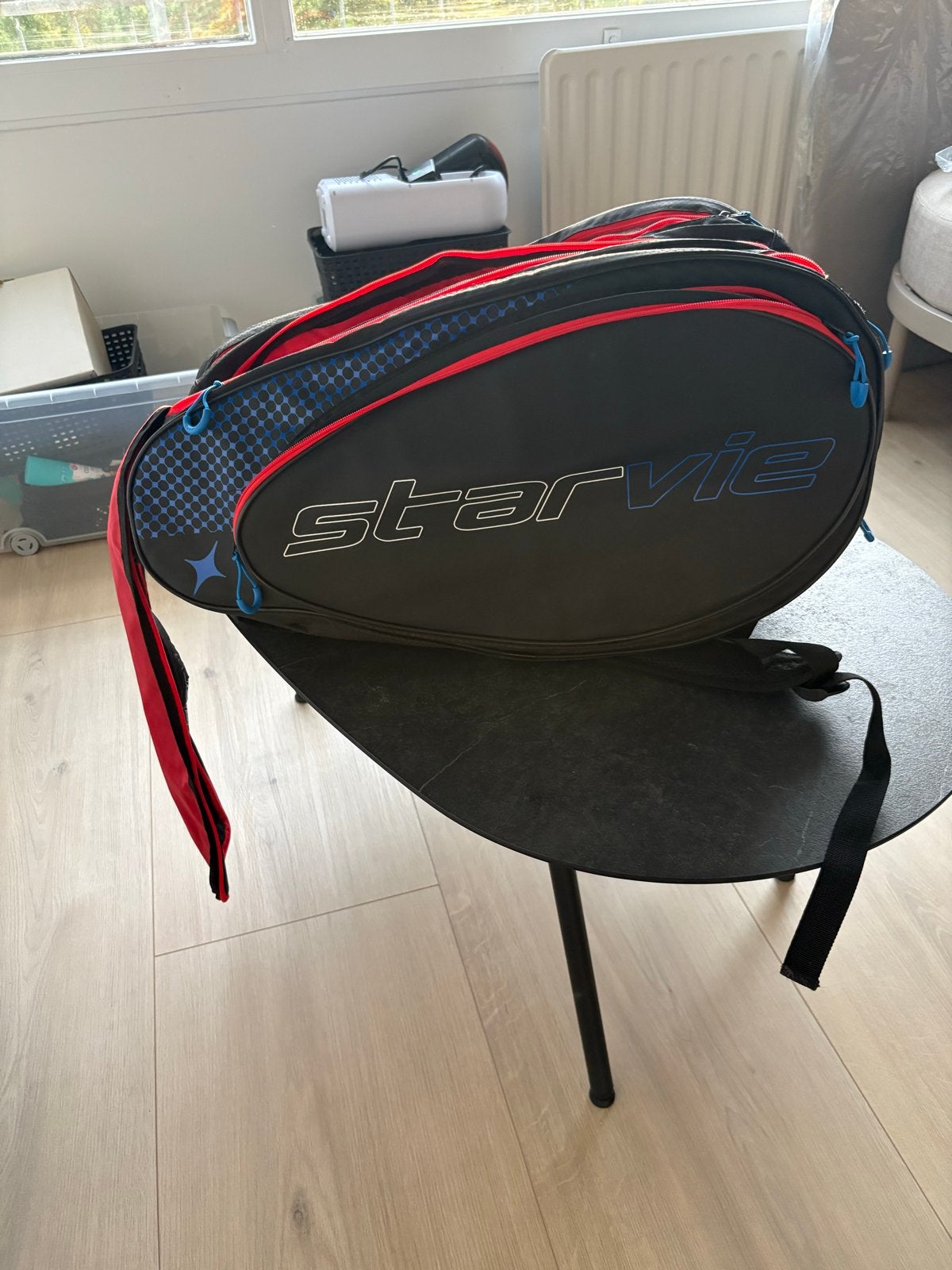Starvie Titania Padel Tas - Zwart/Rood/Blauw, Ophalen of Verzenden, Gebruikt