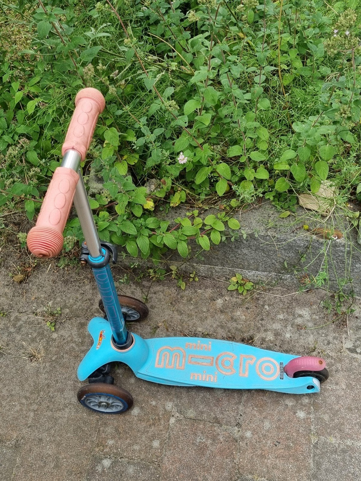 Micro Mini Step - Blauw/Roze - Gebruikt, Fietsen en Brommers, Steps, Ophalen, Gebruikt, Gewone step, Micro