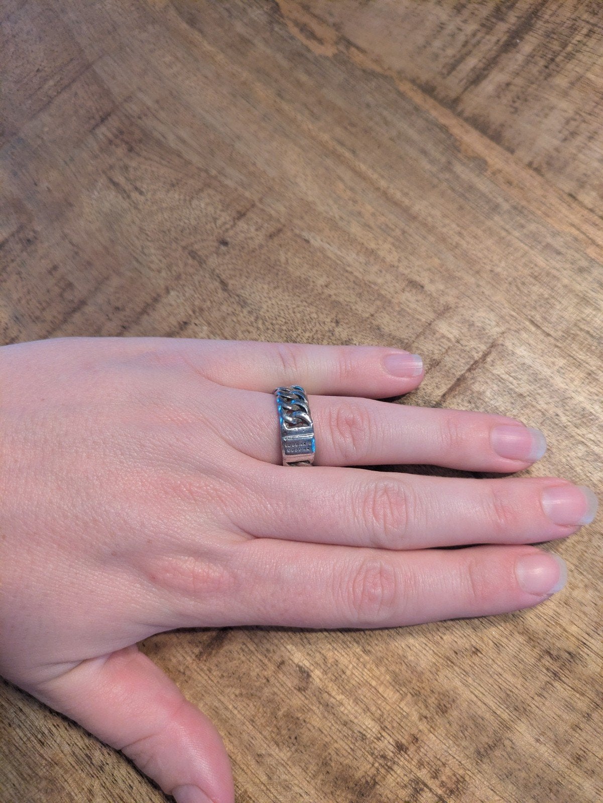 Buddha to Buddha ring smal maat 18, 18 tot 19, Gebruikt, Ophalen of Verzenden, Dame of Heer