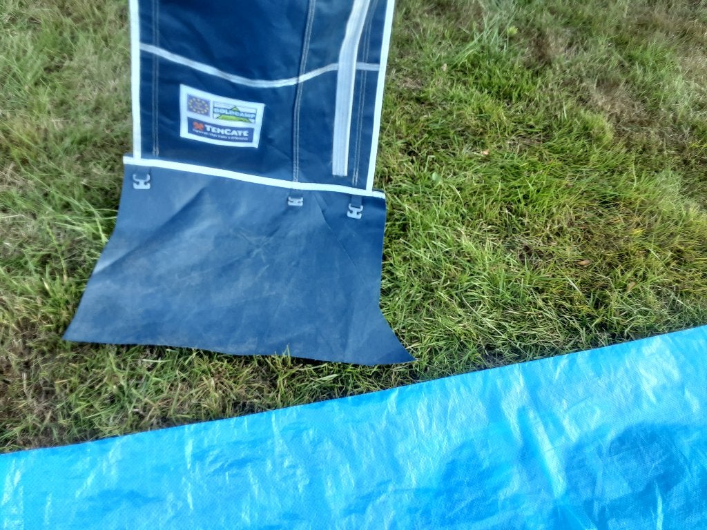 Mooie Voortent  maat 14 + uitbouw en slaapcabine, Ophalen, Zo goed als nieuw, Ten Cate All Season 240g/m2, Overige merken