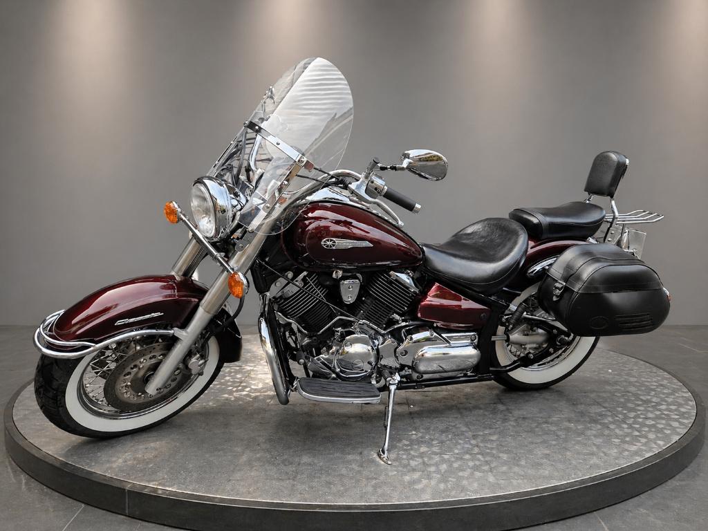 Yamaha Dragstar 1100 Classic, Motoren, Cardan-aandrijving, 2 cilinders, Occasion, Particulier