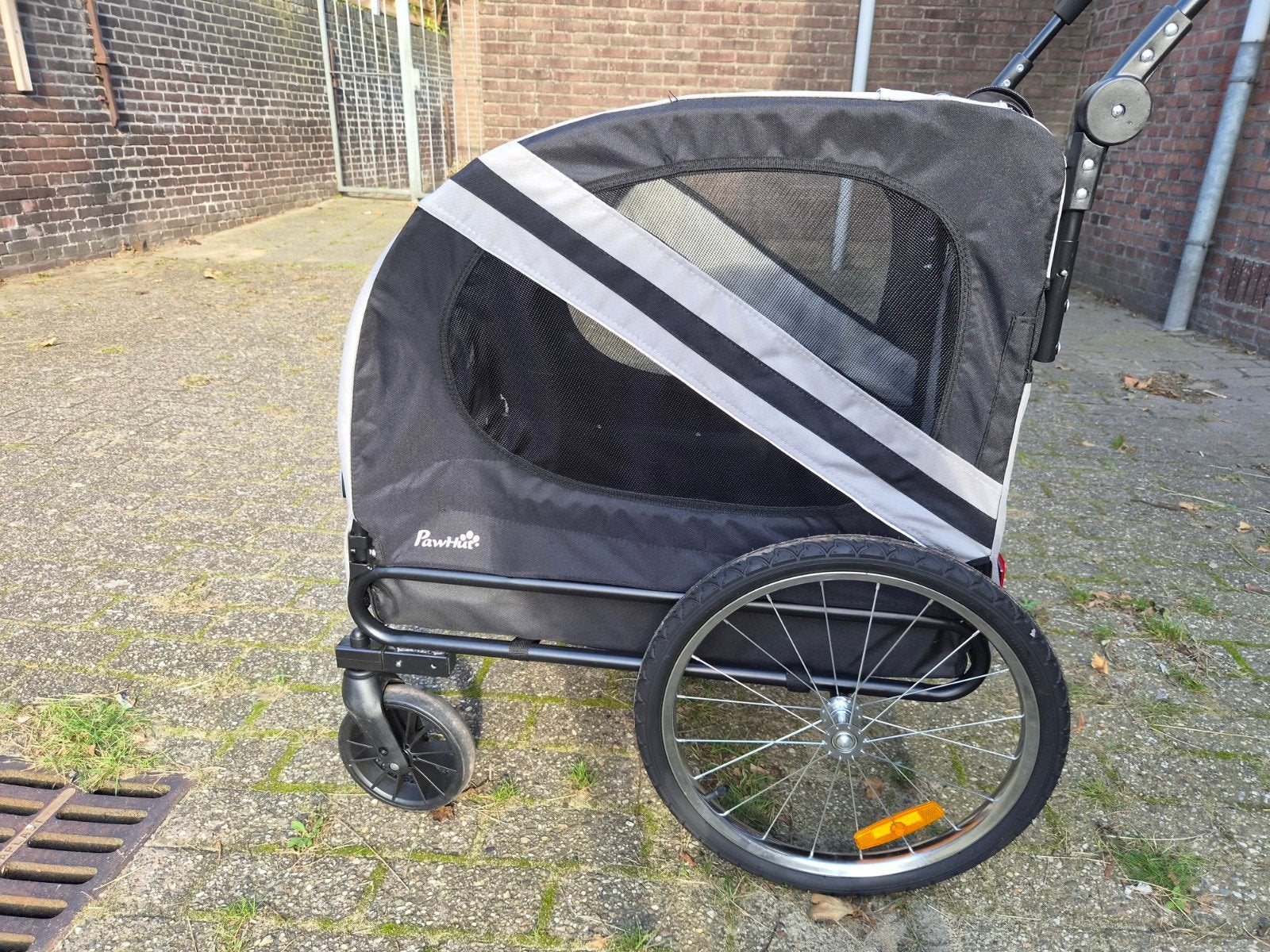 pawhut wandel/fietskar, Overige merken, Ophalen, Zo goed als nieuw, Hondenfietskar