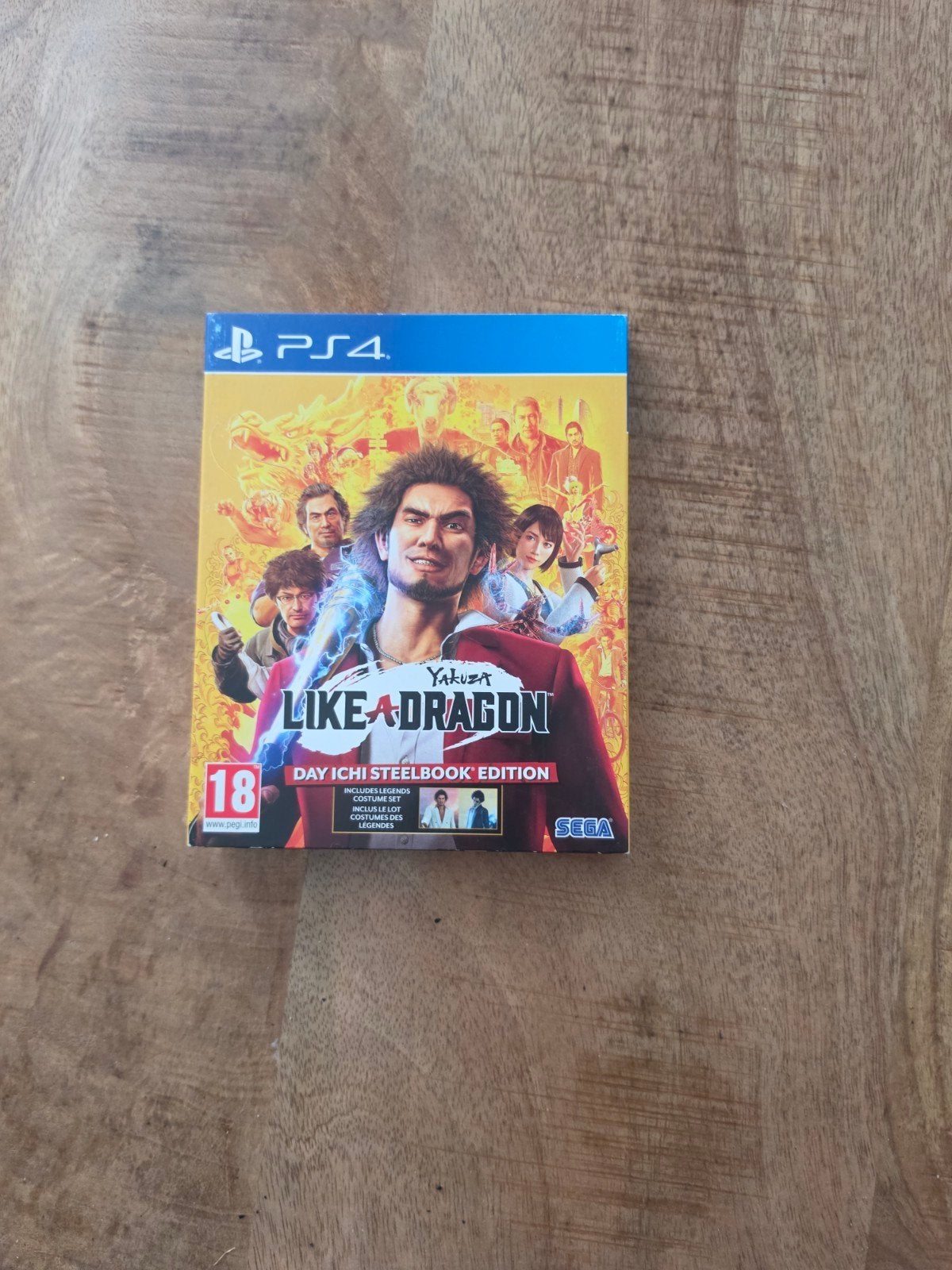 PS4 Yakuza: Like a Dragon - Day Ichi Steelbook Edition, Vanaf 18 jaar, 1 speler, Ophalen of Verzenden, Zo goed als nieuw