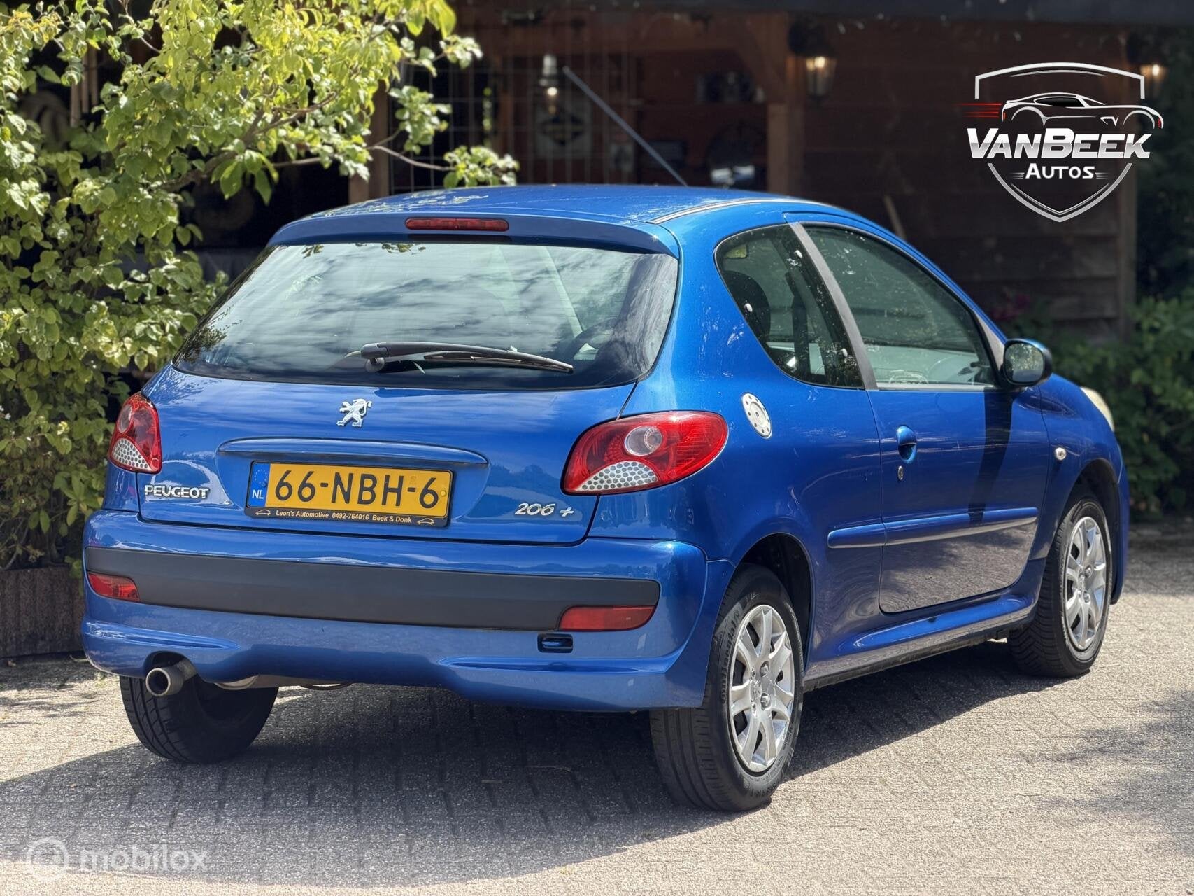 Peugeot 206+ 1.4 XS | Airco | NAP | Goed onderhouden, Auto's, Voorwielaandrijving, 206+, 4 cilinders, Blauw