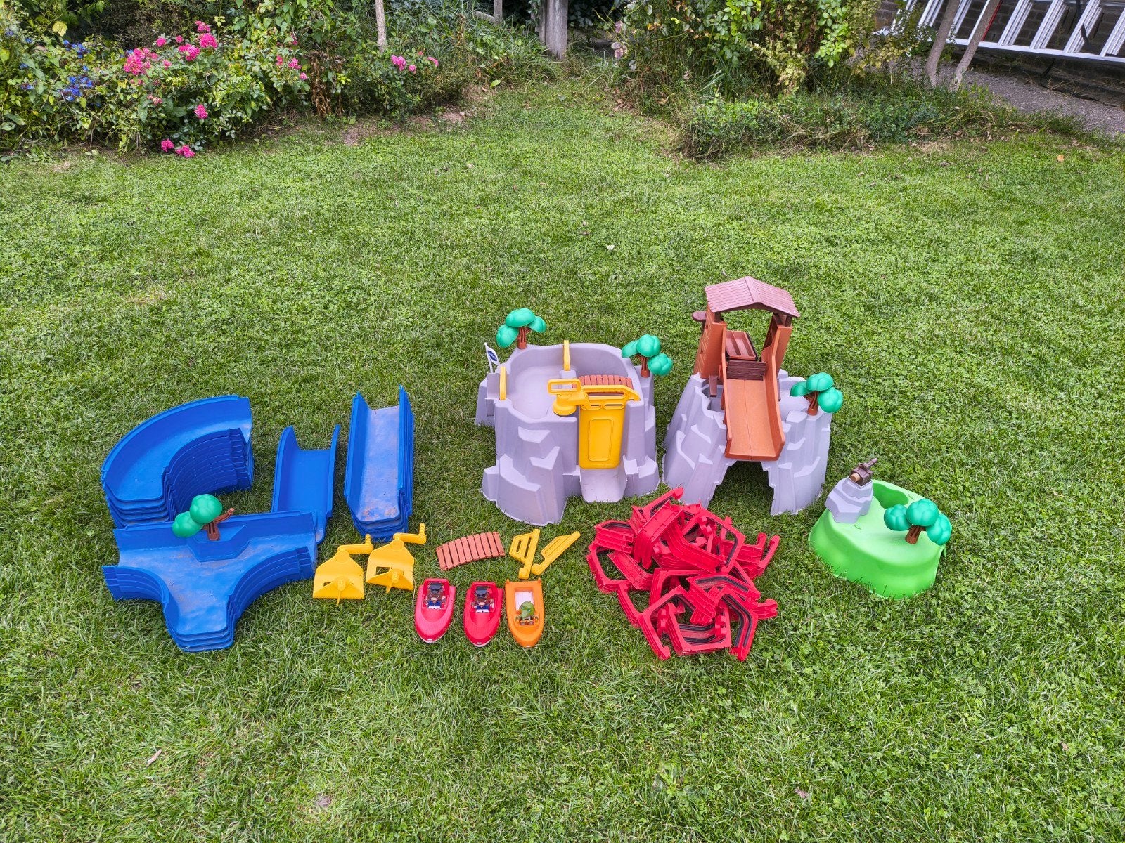 Aquaplay Adventureland & Mountain Lake Waterbaan Set, Ophalen of Verzenden, Gebruikt