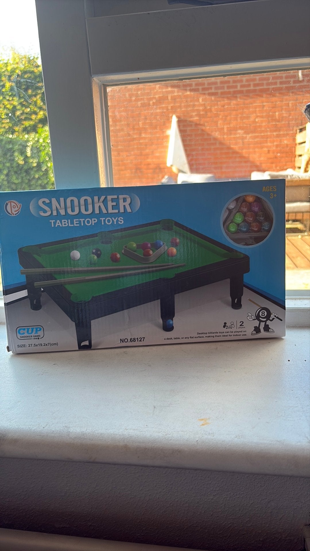 Snooker Tafelblad Speelgoed - Compact en Draagbaar, Sport en Fitness, Ophalen, Nieuw, Snookertafel