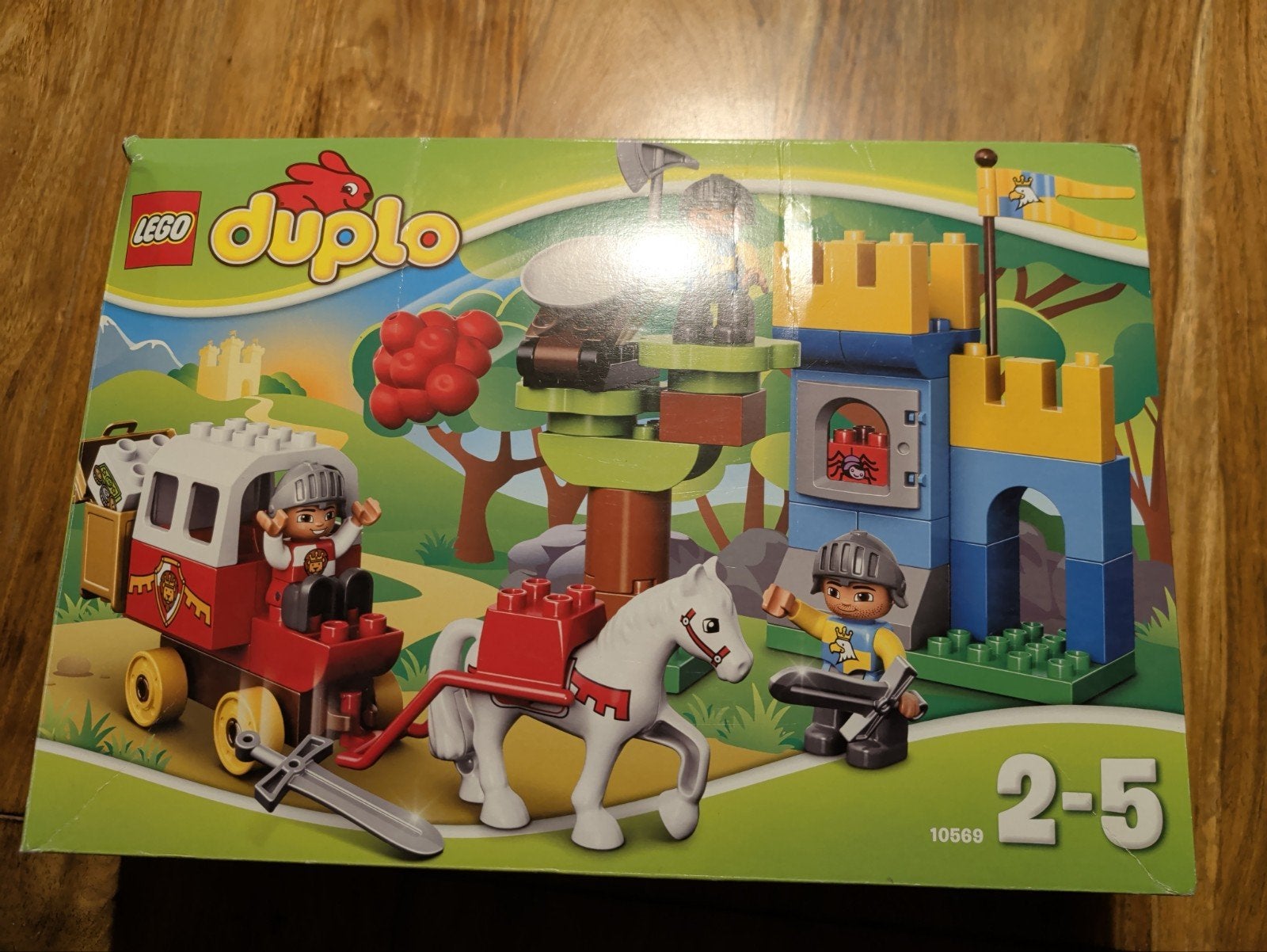 Lego Duplo 10569 Schatkist Aanval met doos & boekje, Gebruikt, Ophalen of Verzenden, Complete set, Duplo