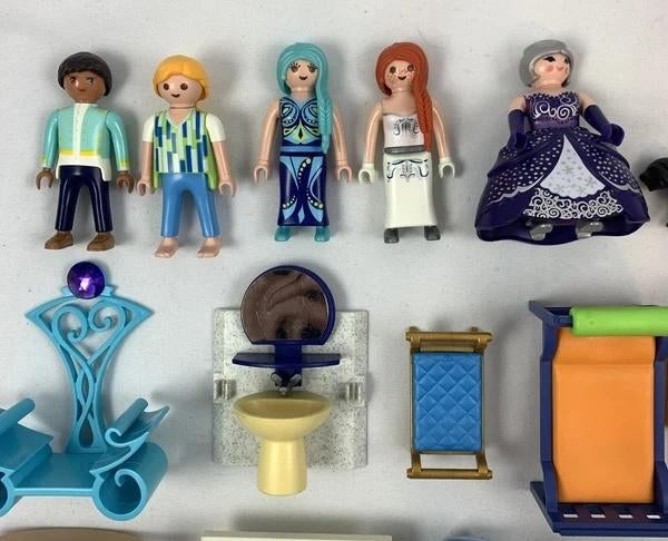 Playmobil Prinsessen Poppenhuis Set Figuren Meubels, Coolsingel 104, 3011 AG Rotterdam, Netherlands, Verzenden, Zo goed als nieuw