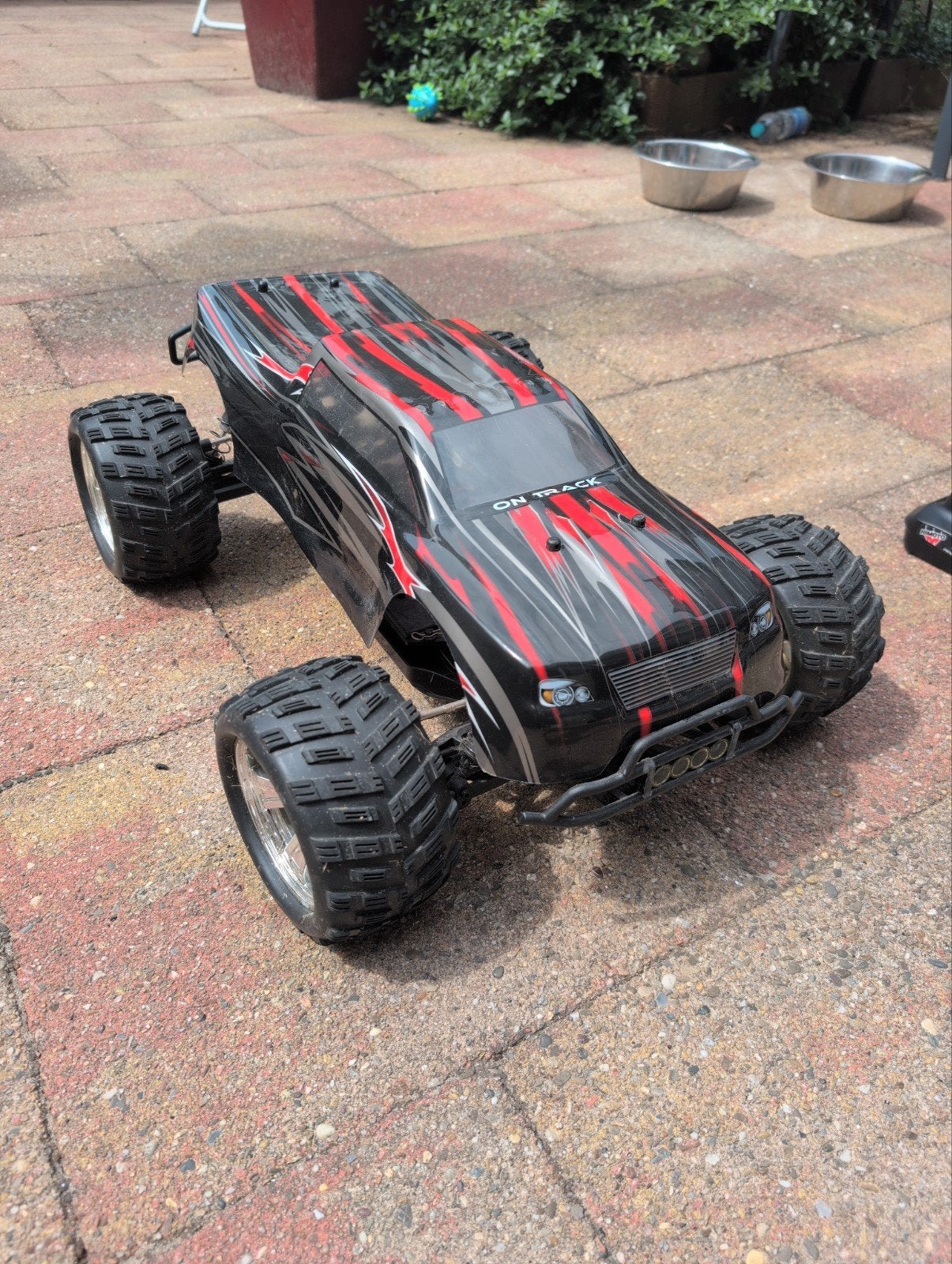 Himoto 1:8 schaal afstand bestuurbare auto brushless, Auto offroad, Zo goed als nieuw, RTR (Ready to Run), Schaal 1:8