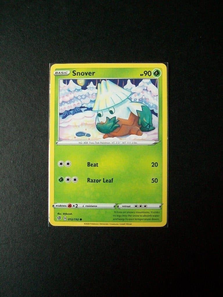 3570. Nieuwe Pokemon Kaart SNOVER hp 90 (012/192), Verzenden, Nieuw, Losse kaart