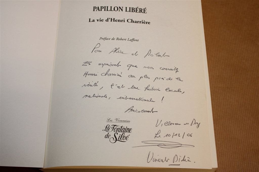 Papillon libéré. Henri Charrière. Vincent Didier. Gesgine, Ophalen of Verzenden, Gelezen