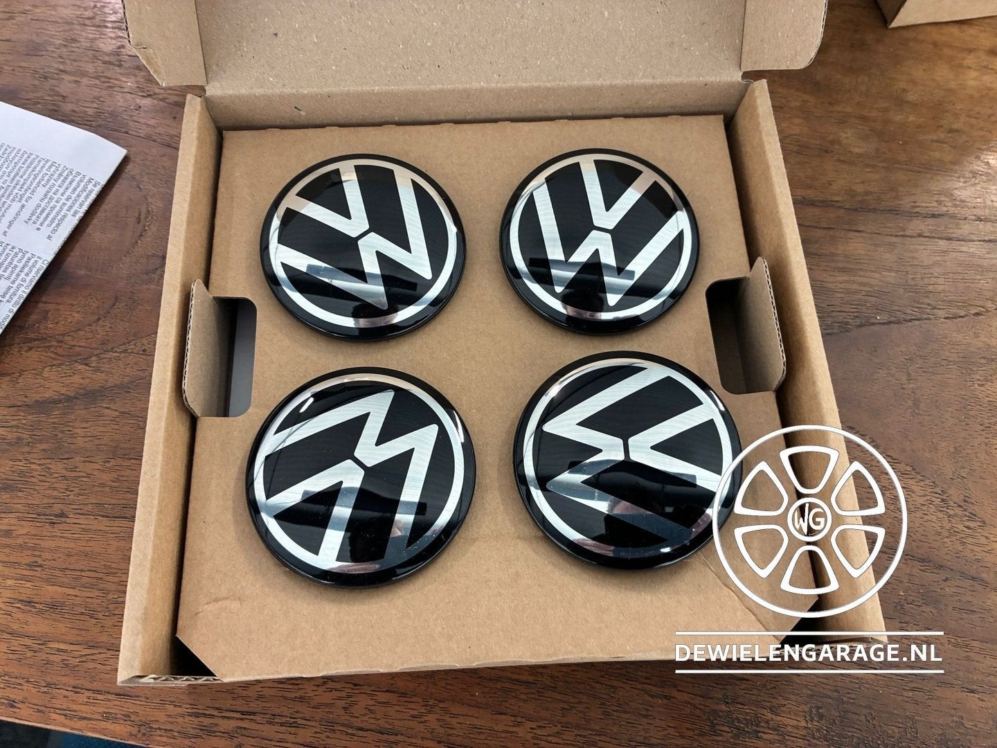 4x VW Naafkap DYNAMISCH Origineel Golf Tiguan Transporter et, -, -, Nieuw, Ophalen of Verzenden