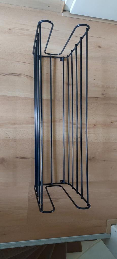 Zwart metalen schoenenrekken, Ophalen, Gebruikt