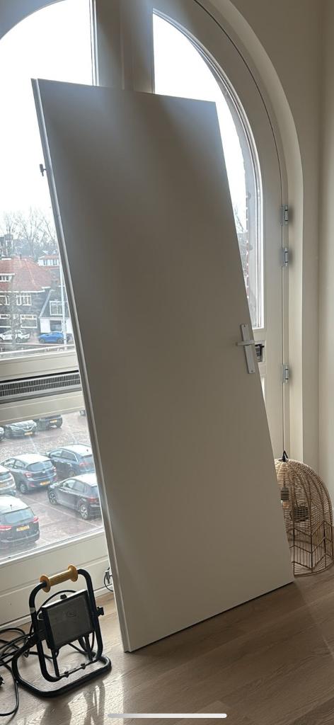 Binnendeur rechts 211,5 x 88 cm, Ophalen, Nieuw