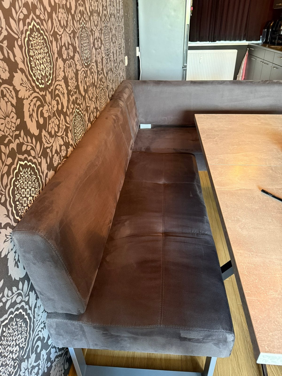 Eettafel hoekbank, Ophalen, Zo goed als nieuw, Vierpersoons of meer