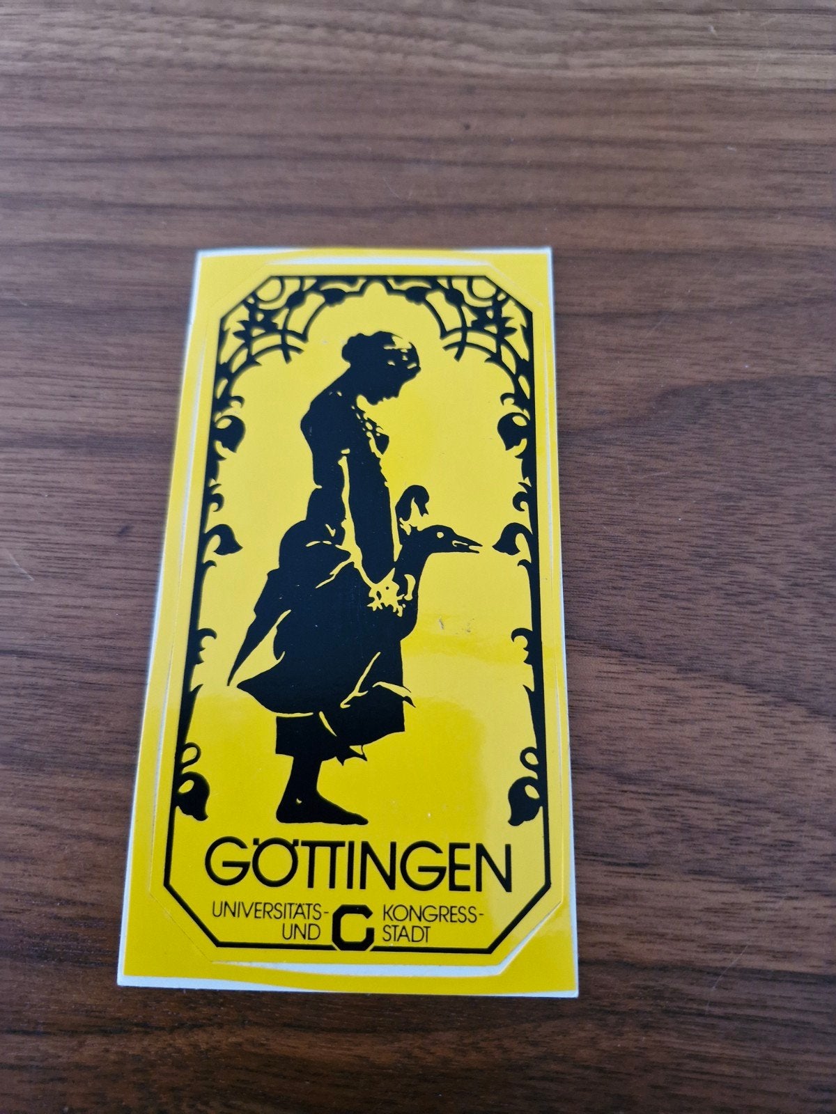 8768 Vintage Göttingen Universiteitsstad Sticker, Verzamelen, Stickers, Nieuw, Overige typen, Ophalen of Verzenden