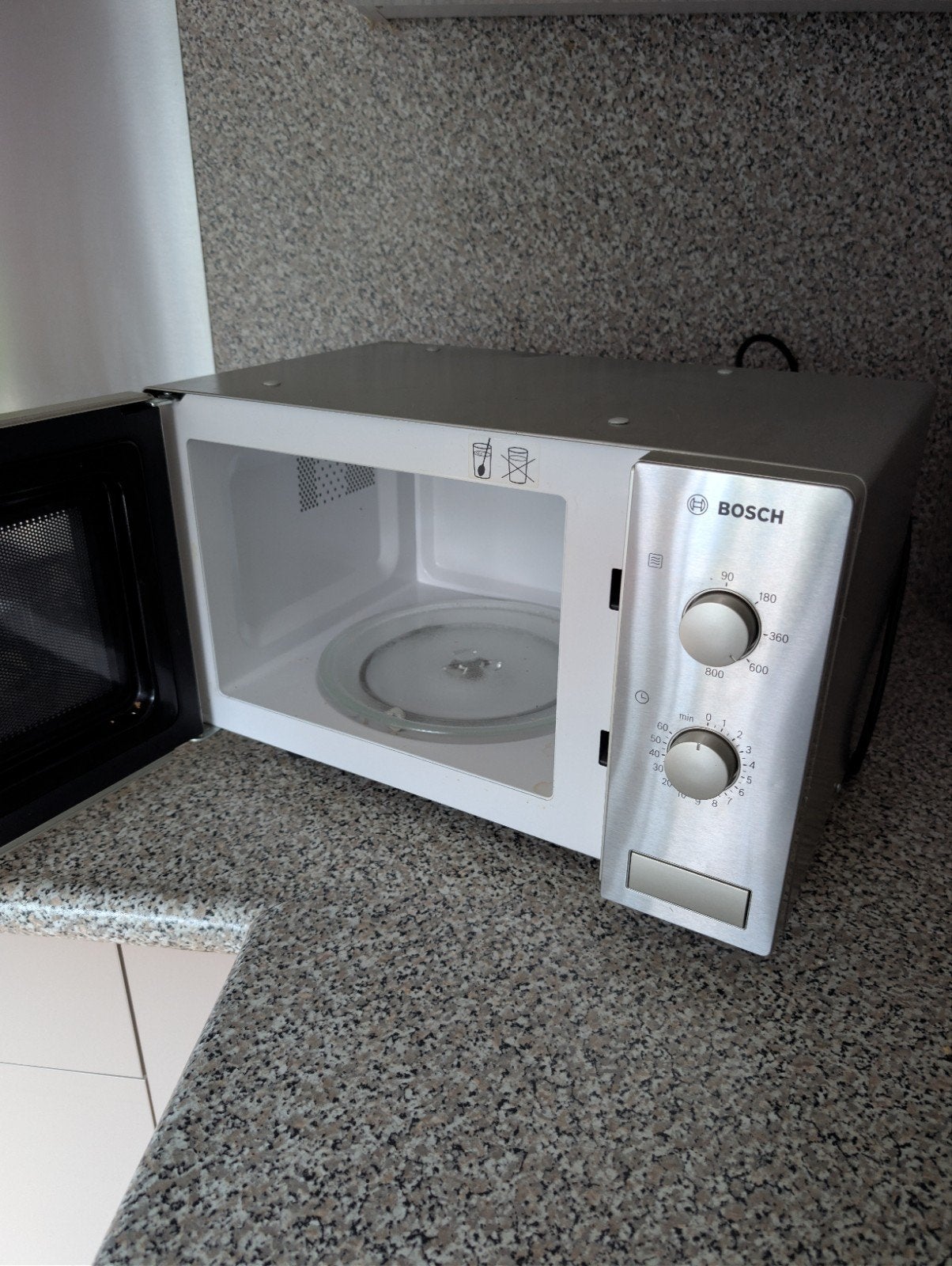 Bosch HMT72M450 Vrijstaande Magnetron - Degelijk en Simpel, Witgoed en Apparatuur, Ophalen, Gebruikt, Magnetron, Draaiplateau